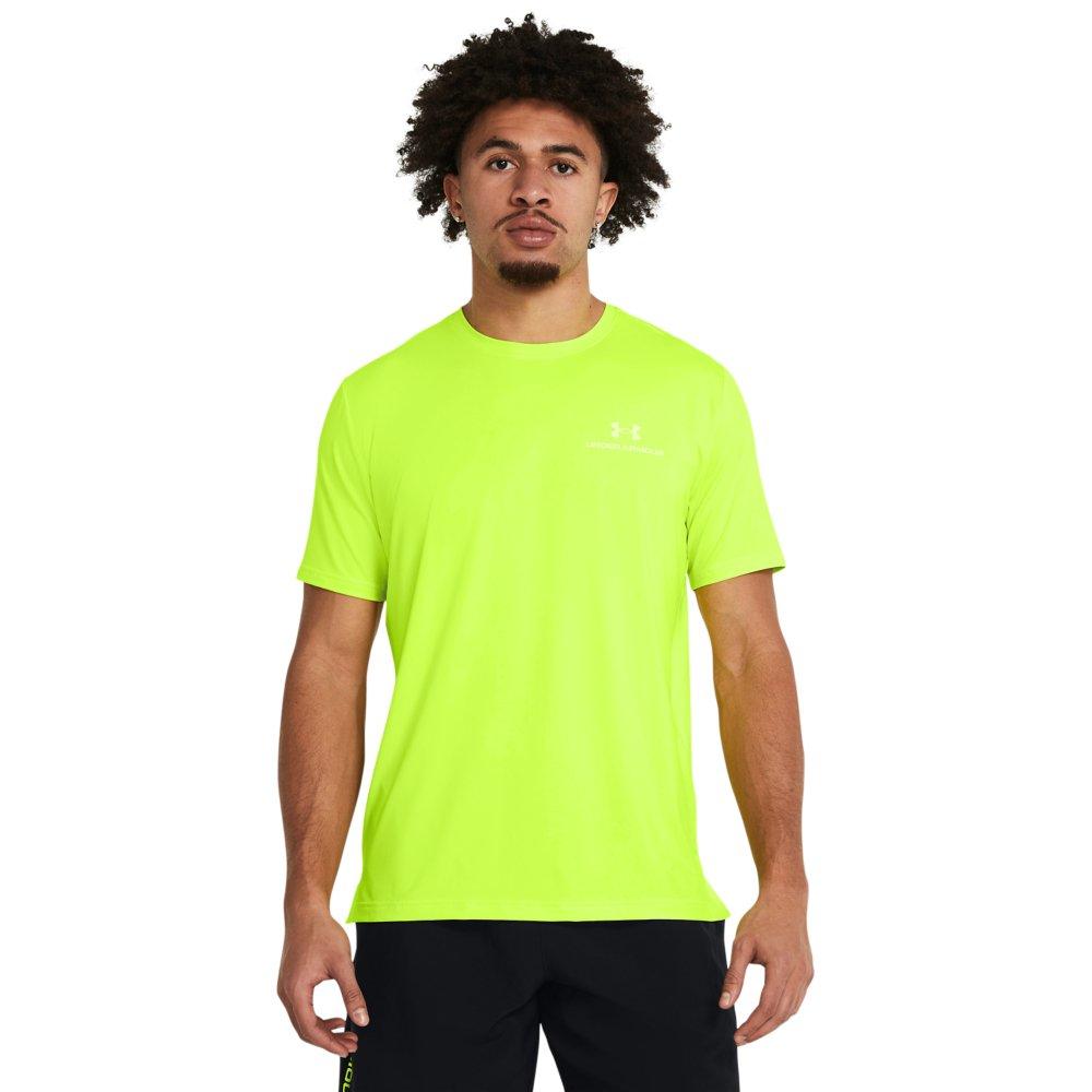 Under Armour Men's Vanish Energy Short Sleeve Shirt - YELLOW Thumbnail View 1