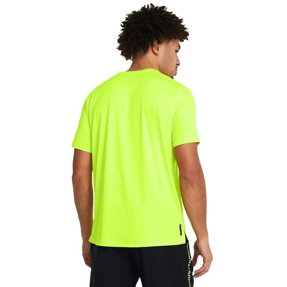 Under Armour Men's Vanish Energy Short Sleeve Shirt - YELLOW Thumbnail View 2