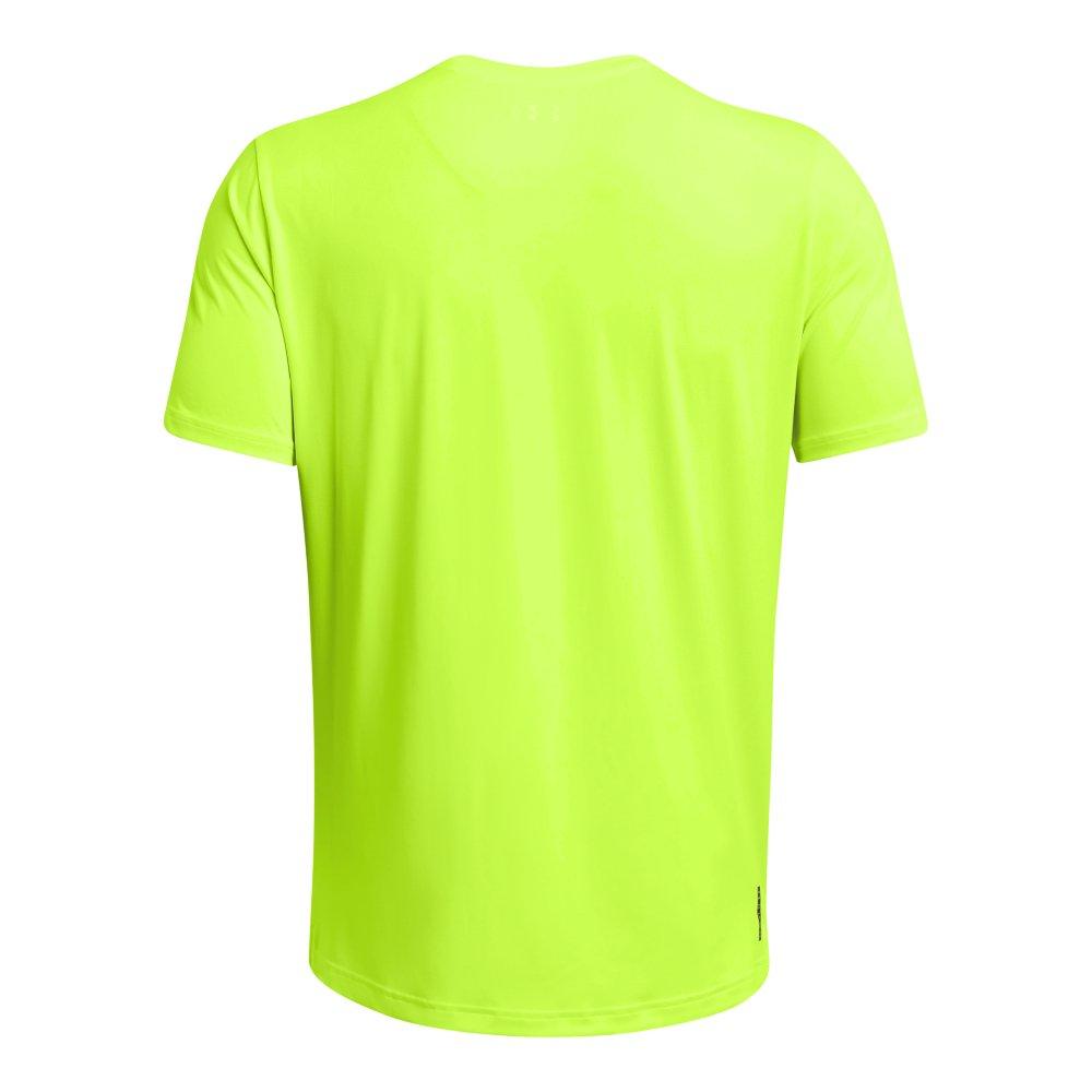 Under Armour Men's Vanish Energy Short Sleeve Shirt - YELLOW Thumbnail View 4
