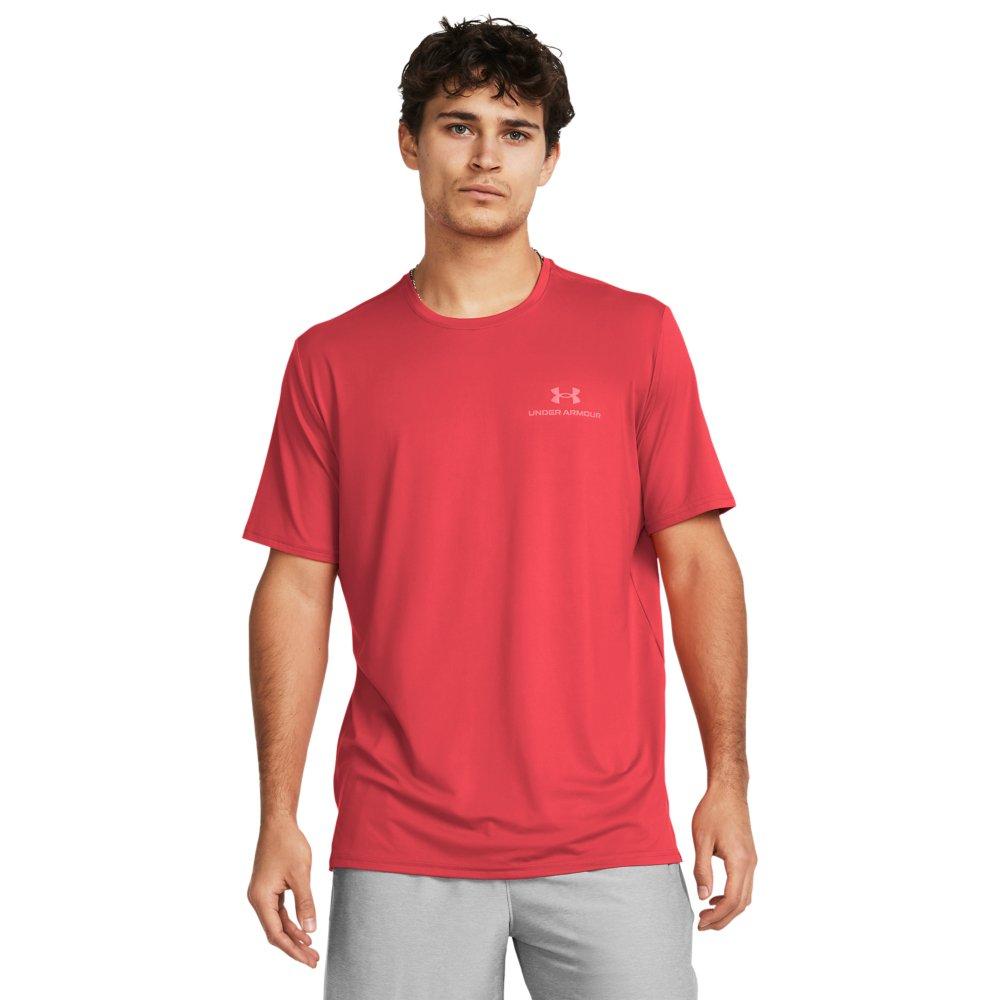 Under Armour Men's Vanish Energy Short Sleeve Shirt - RED Thumbnail View 1
