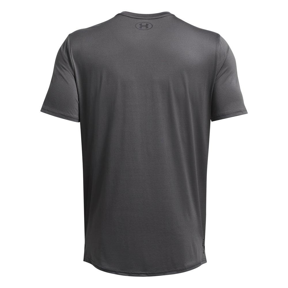 Under Armour Men's Vanish Energy Short Sleeve Shirt - GREY Thumbnail View 4