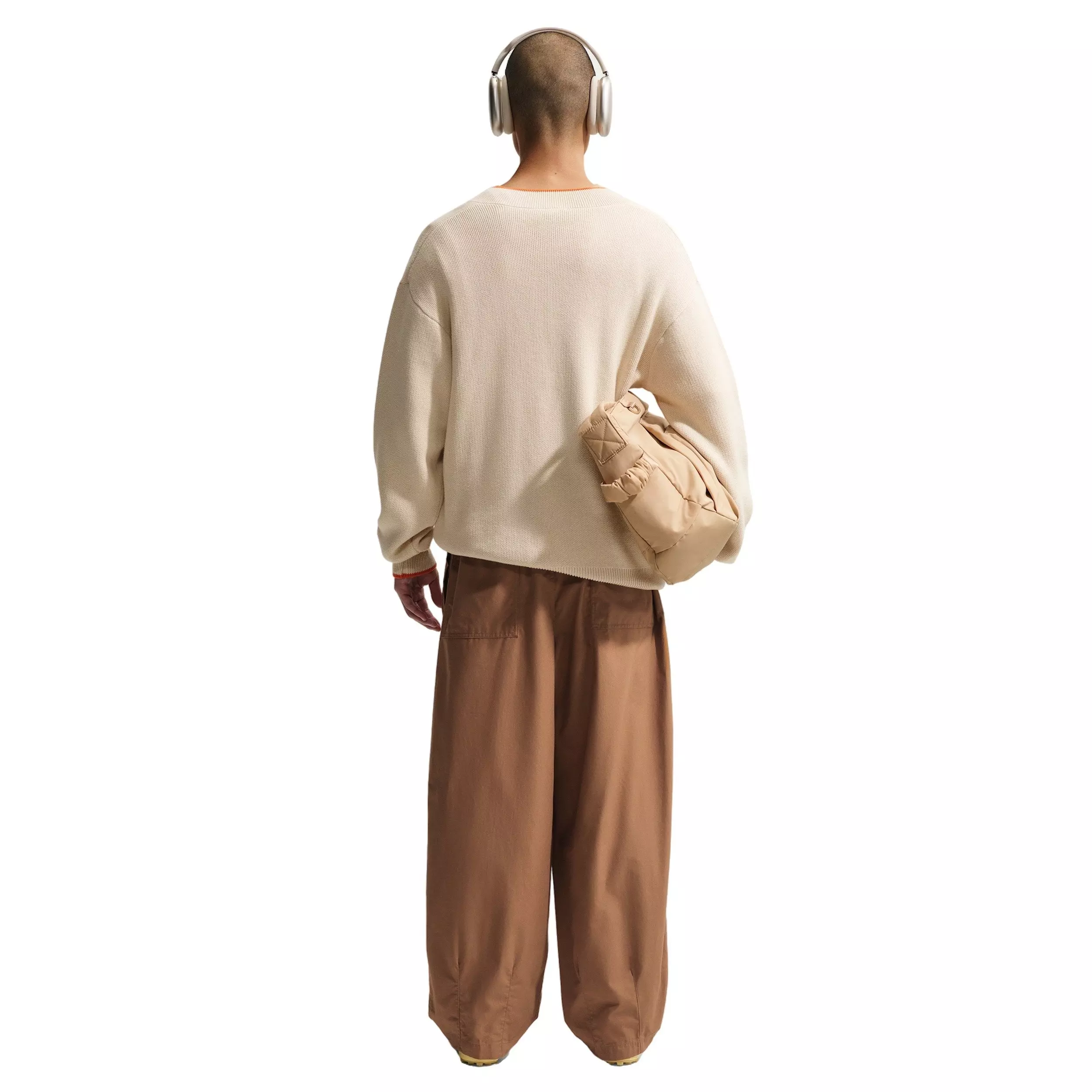 Nike Men's Club Balloon Pants - Brown - BROWN