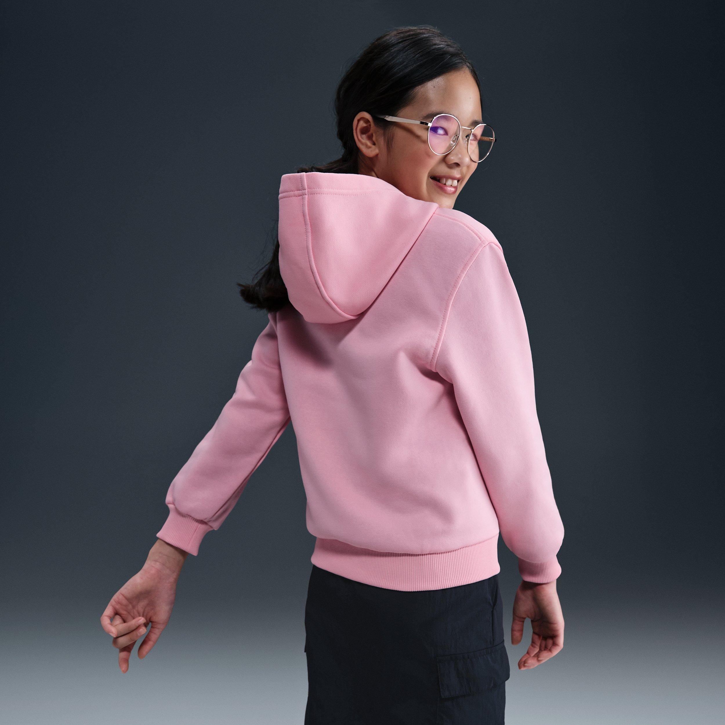 Nike Sportswear Club Fleece Big Kids' Pink Hoodie