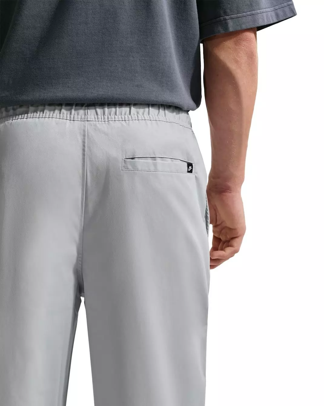 Nike Men's Club Woven Tapered Pants - Lt Smoke Grey - LT SMOKE GREY