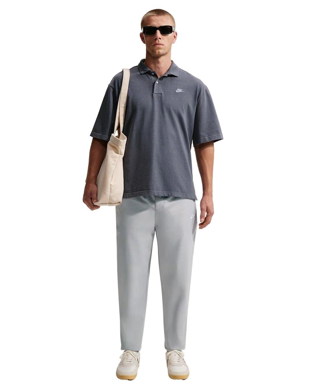 Nike Men's Club Woven Tapered Pants - Lt Smoke Grey - LT SMOKE GREY Thumbnail View 3