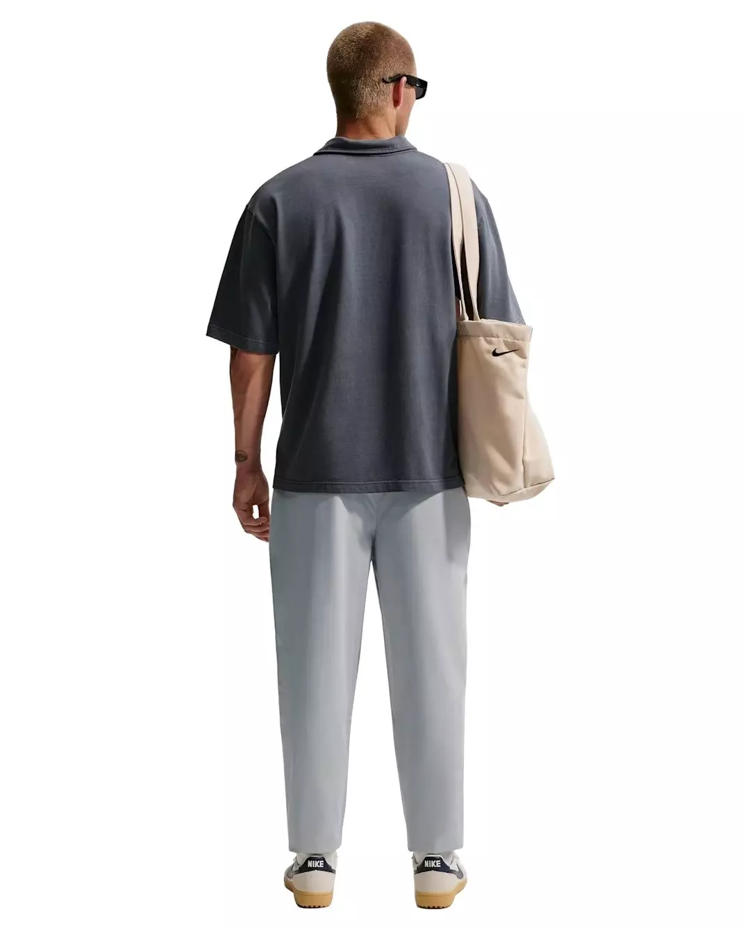 Nike Men's Club Woven Tapered Pants - Lt Smoke Grey - LT SMOKE GREY