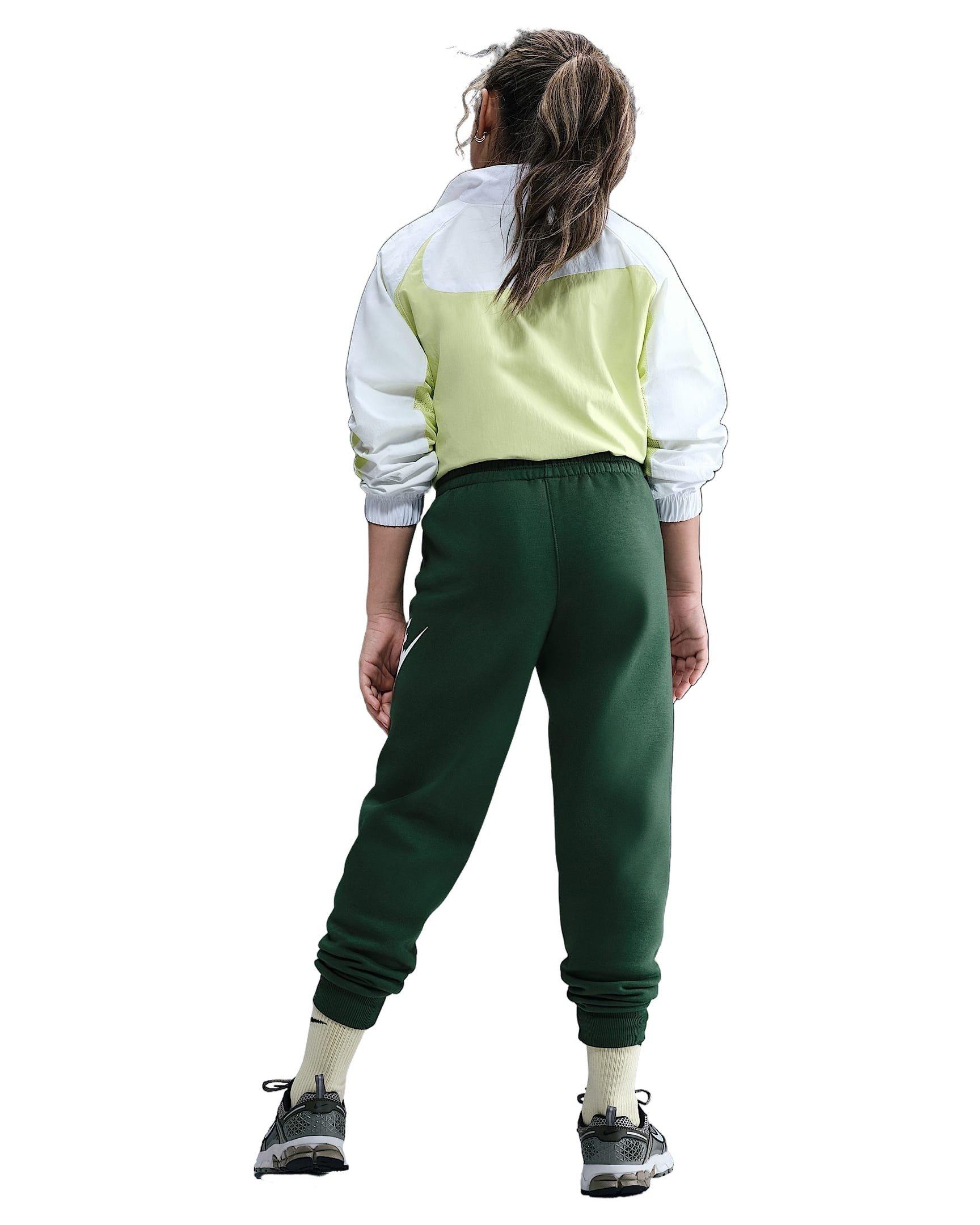 Nike Club Fleece Big Kids' Green Joggers
