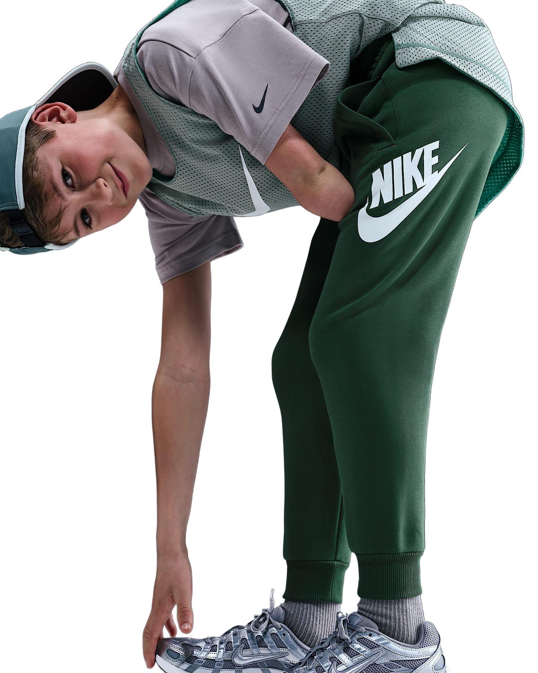 Nike Club Fleece Big Kids' Green Joggers