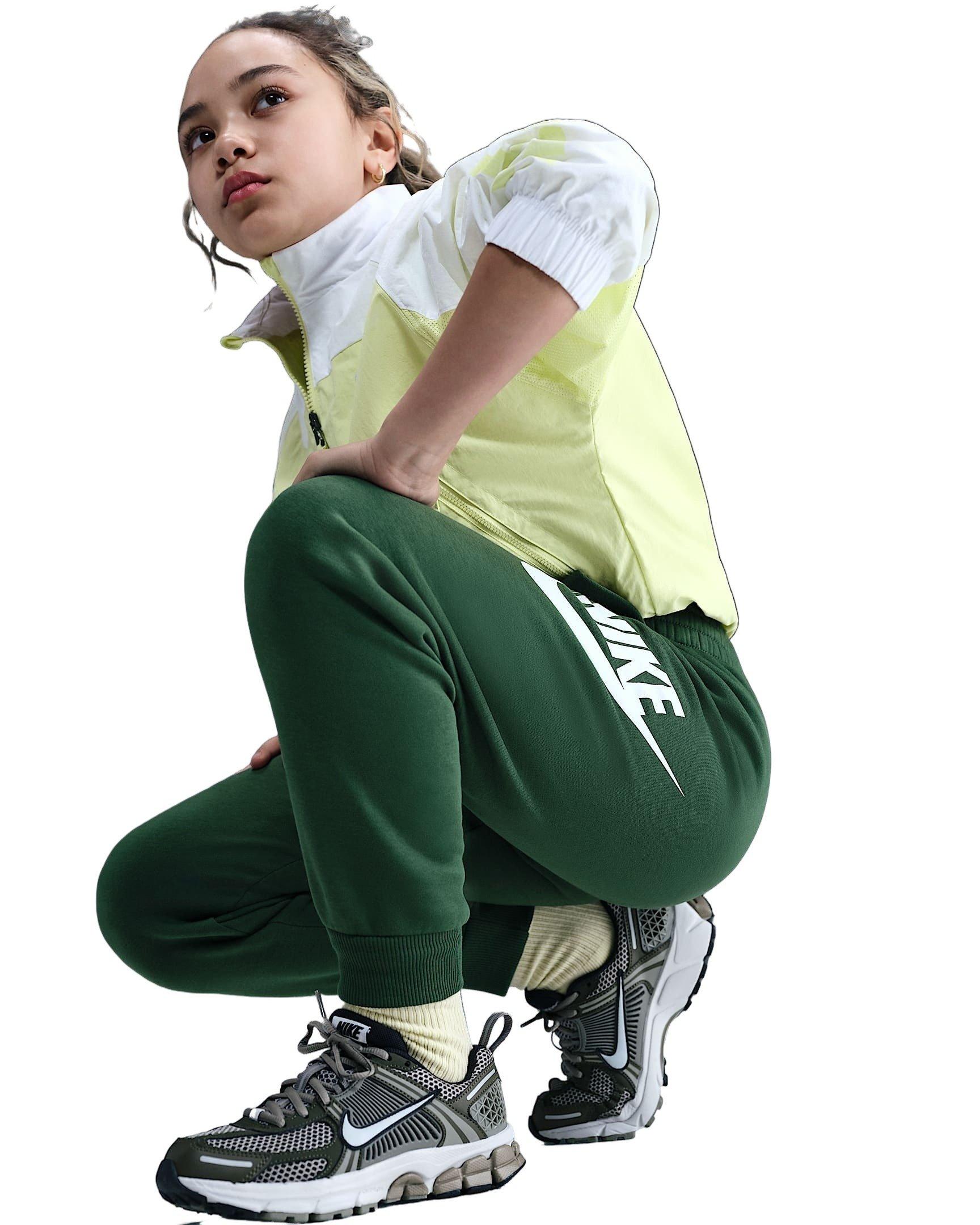 Nike Club Fleece Big Kids' Green Joggers