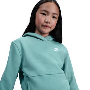 Nike Big Kids' Sportswear Club Fleece Lightweight Pullover Hoodie - Green