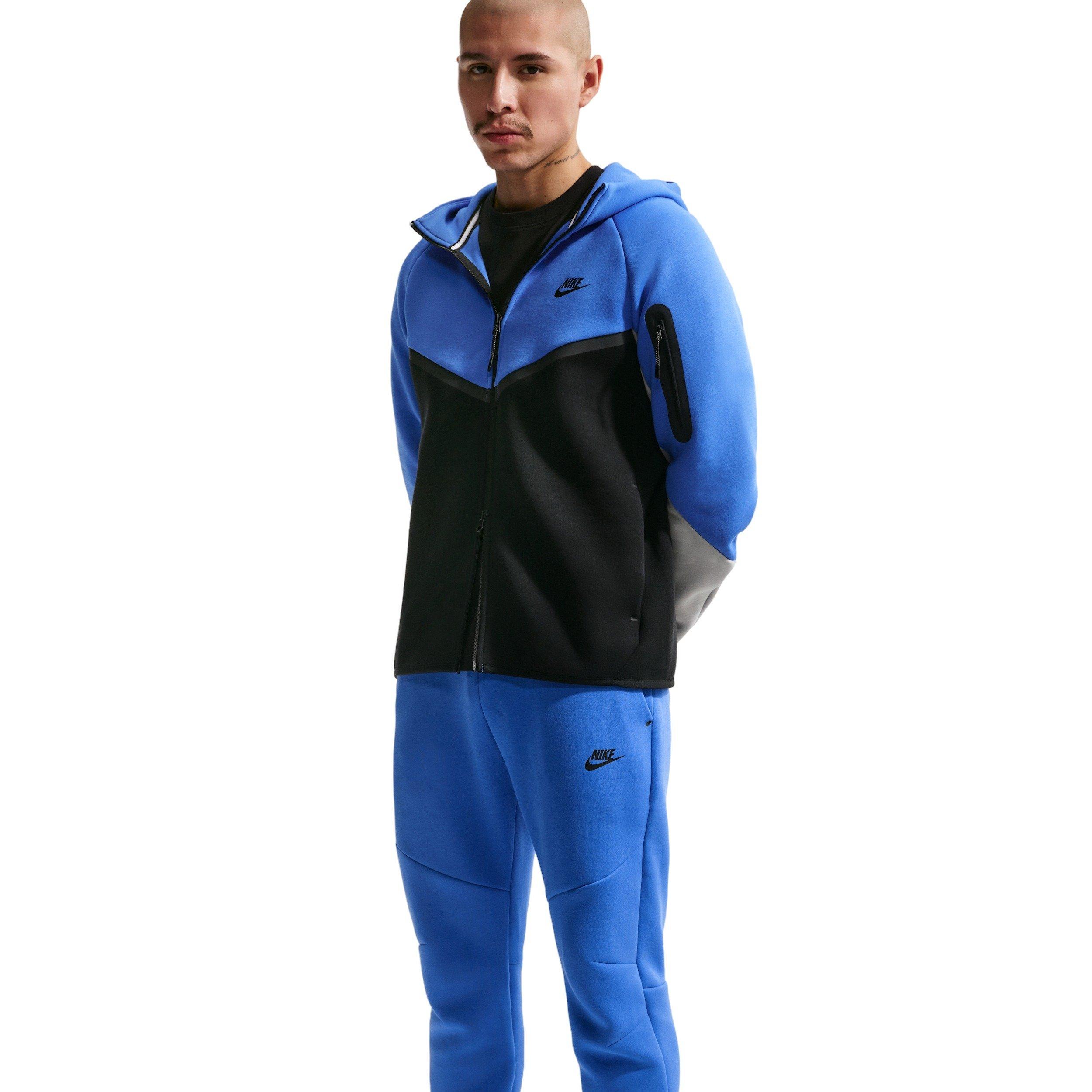 Nike Men's Tech Fleece Joggers - BLUE Thumbnail View 4
