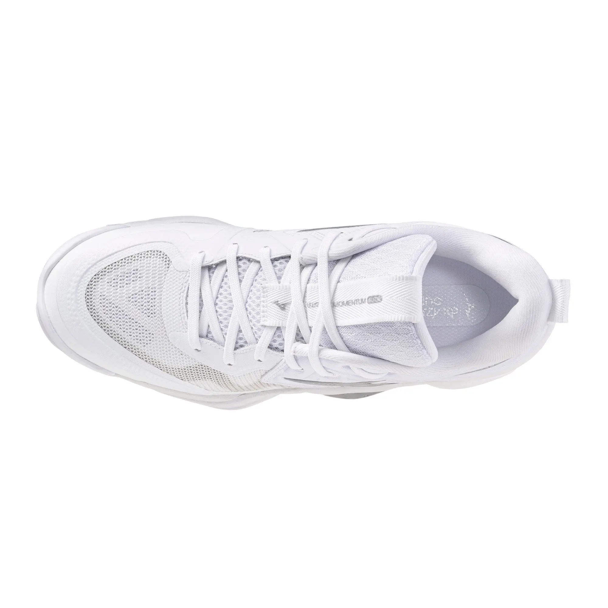 Mizuno Wave Momentum Elite "White/Silver" Women's Volleyball Shoe - WHITE/SILVER