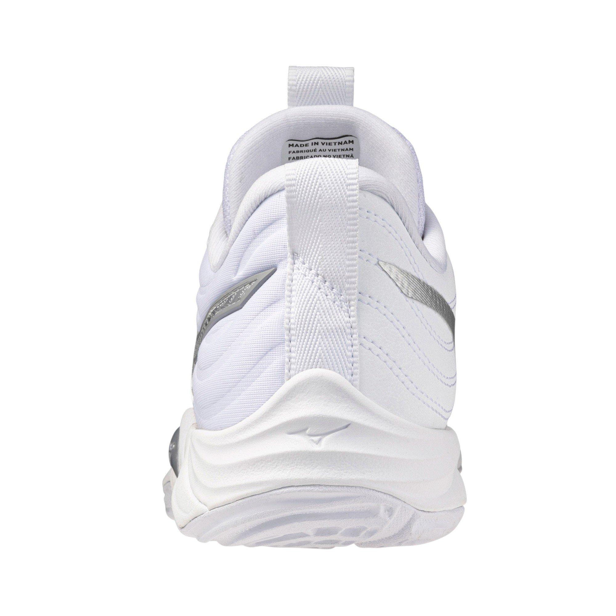Mizuno Wave Momentum Elite "White/Silver" Women's Volleyball Shoe - WHITE/SILVER