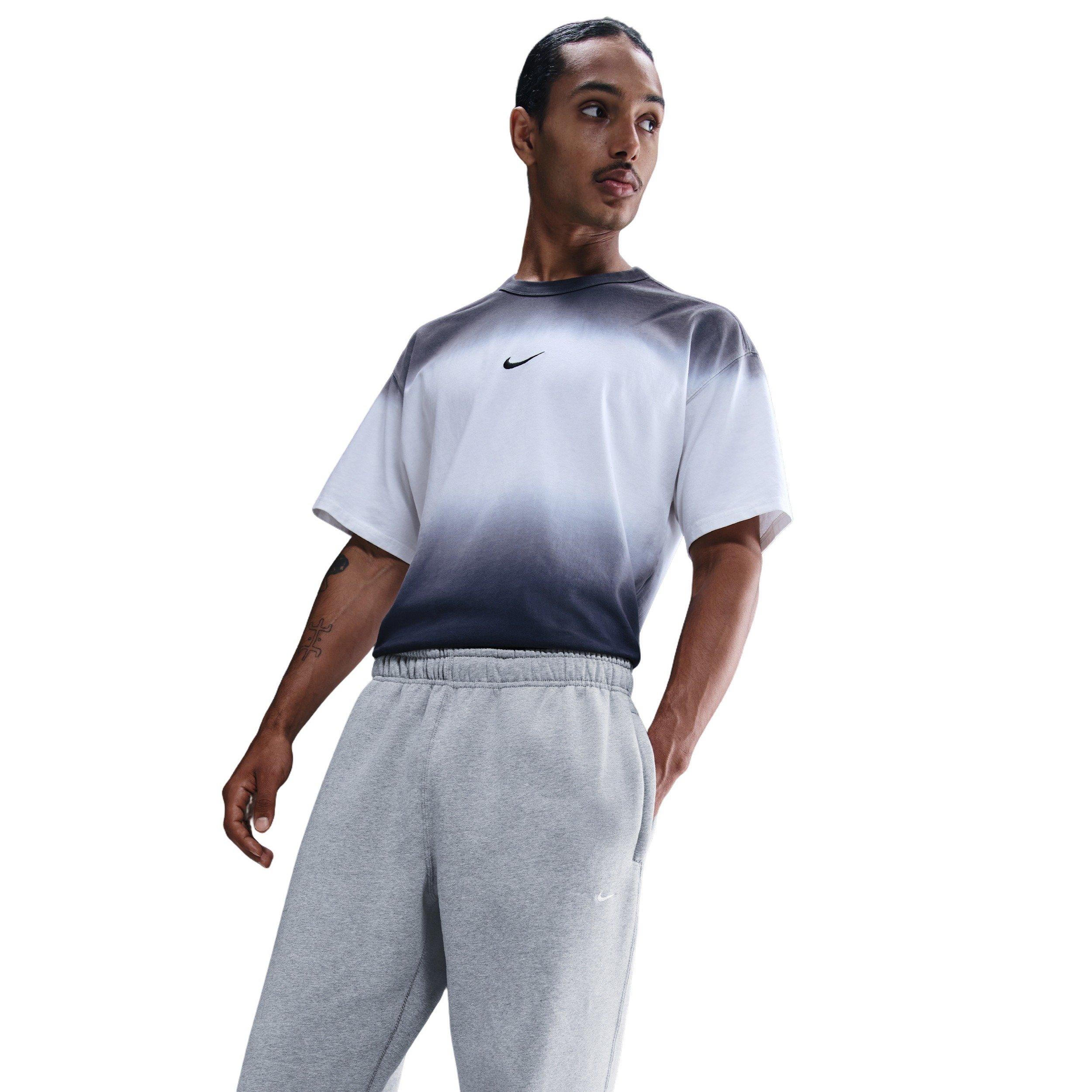 Nike Men's Solo Swoosh Fleece Open-Hem Pants - GREY Thumbnail View 5