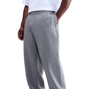 Nike Men's Solo Swoosh Fleece Open-Hem Pants
