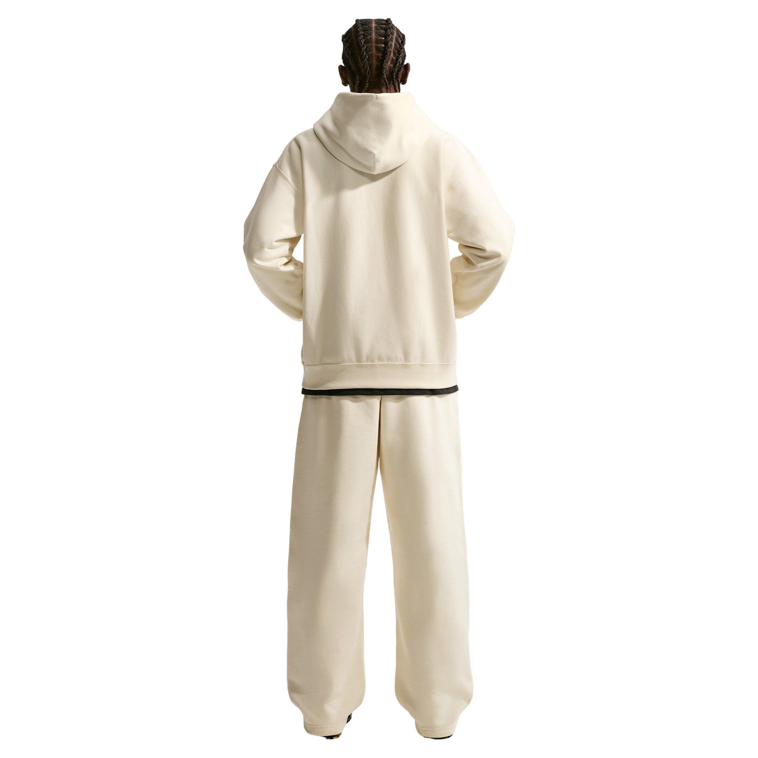 Nike Men's Solo Swoosh Fleece Open-Hem Pants - COCONUT MILK Thumbnail View 5