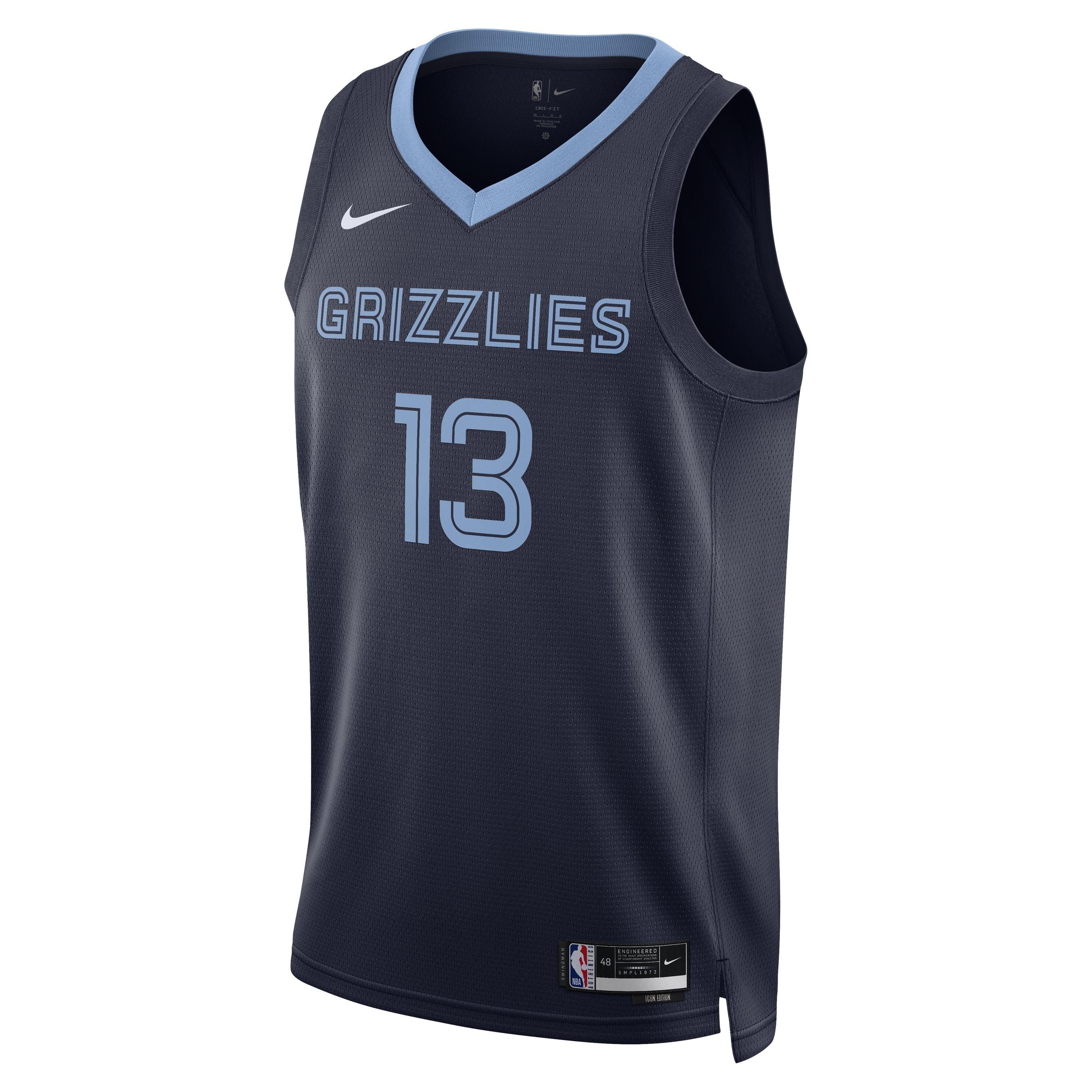 Men's Nike Black Memphis Grizzlies Hardwood Classics Swingman Performance Shorts