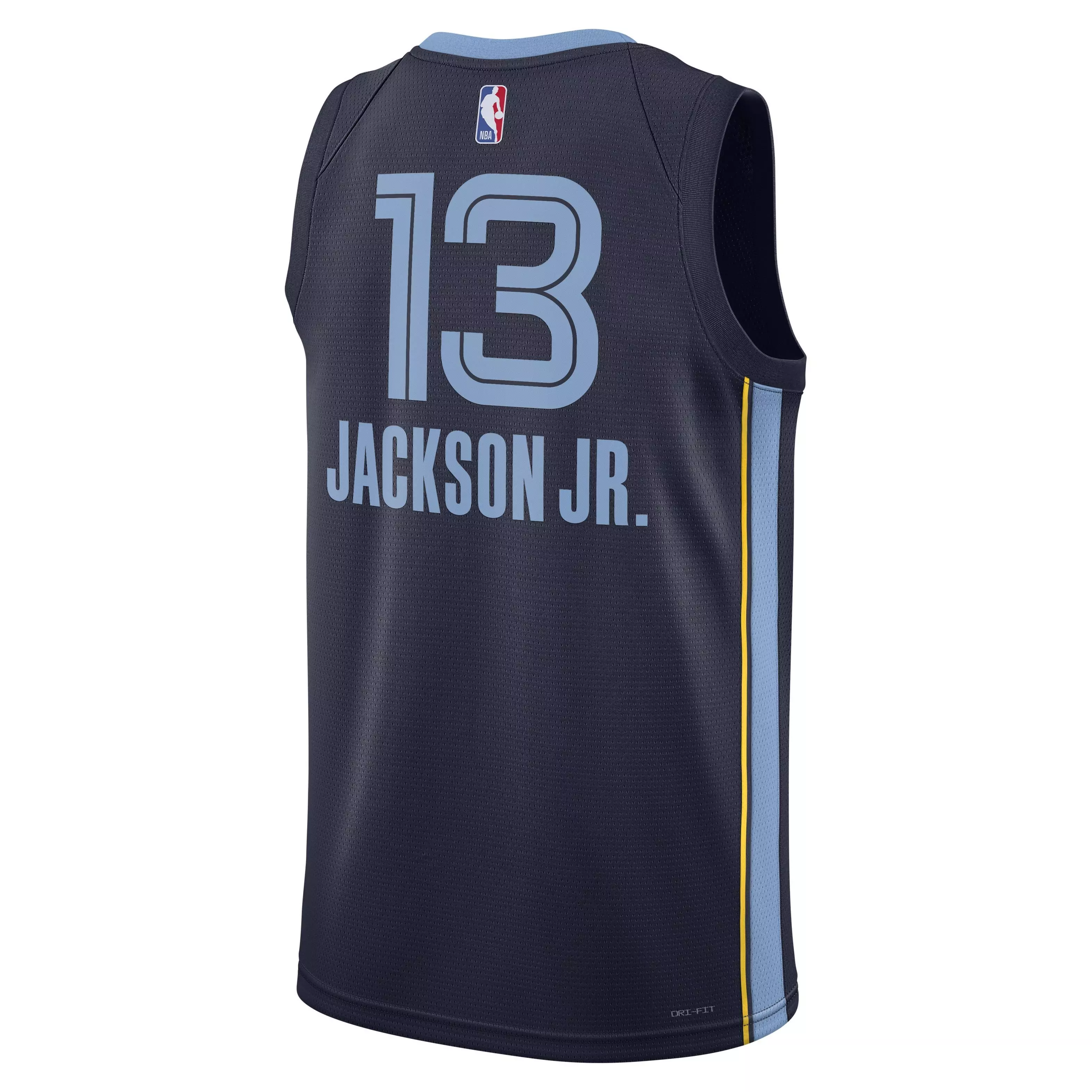 Nike Men's Memphis Grizzlies Dri-FIT NBA Swingman Icon 22 Road Jersey-Navy/Jackson - NAVY/JACKSON JR