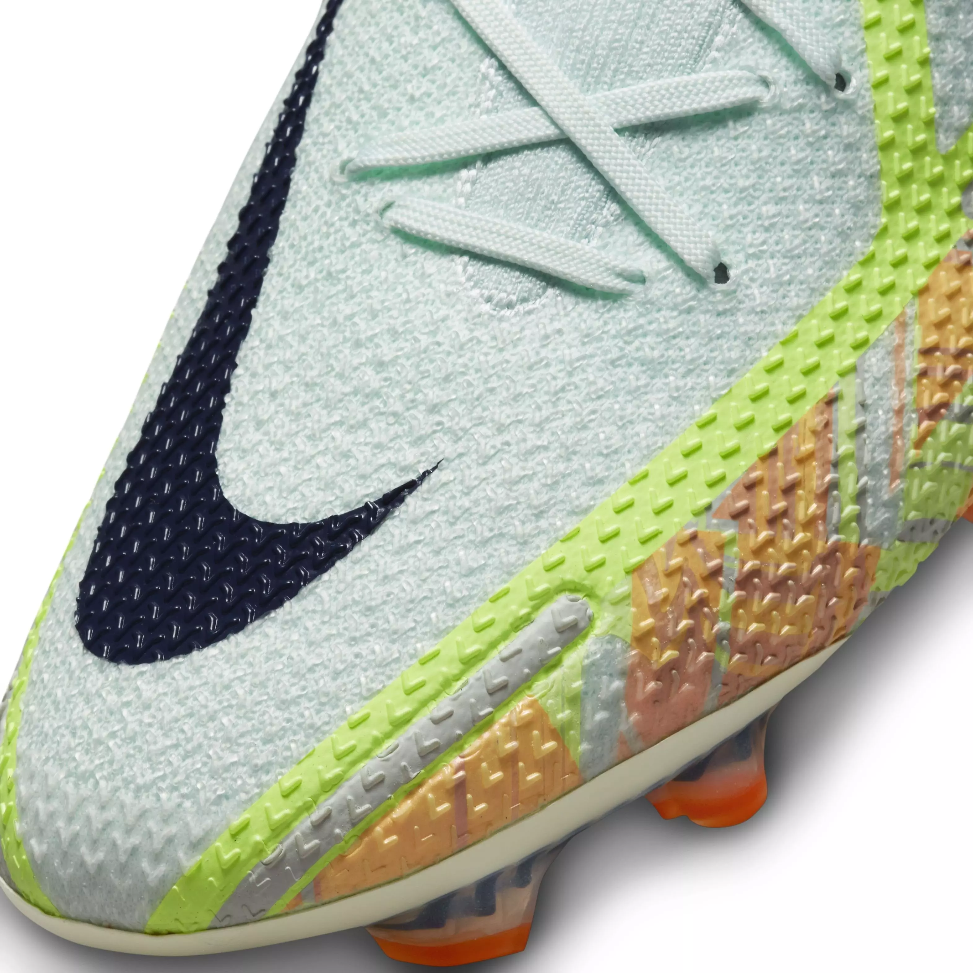 Nike Phantom GT2 Elite FG "Barely Green/Blackened Blue-Ghost Green" Men's Soccer Cleat - GREEN