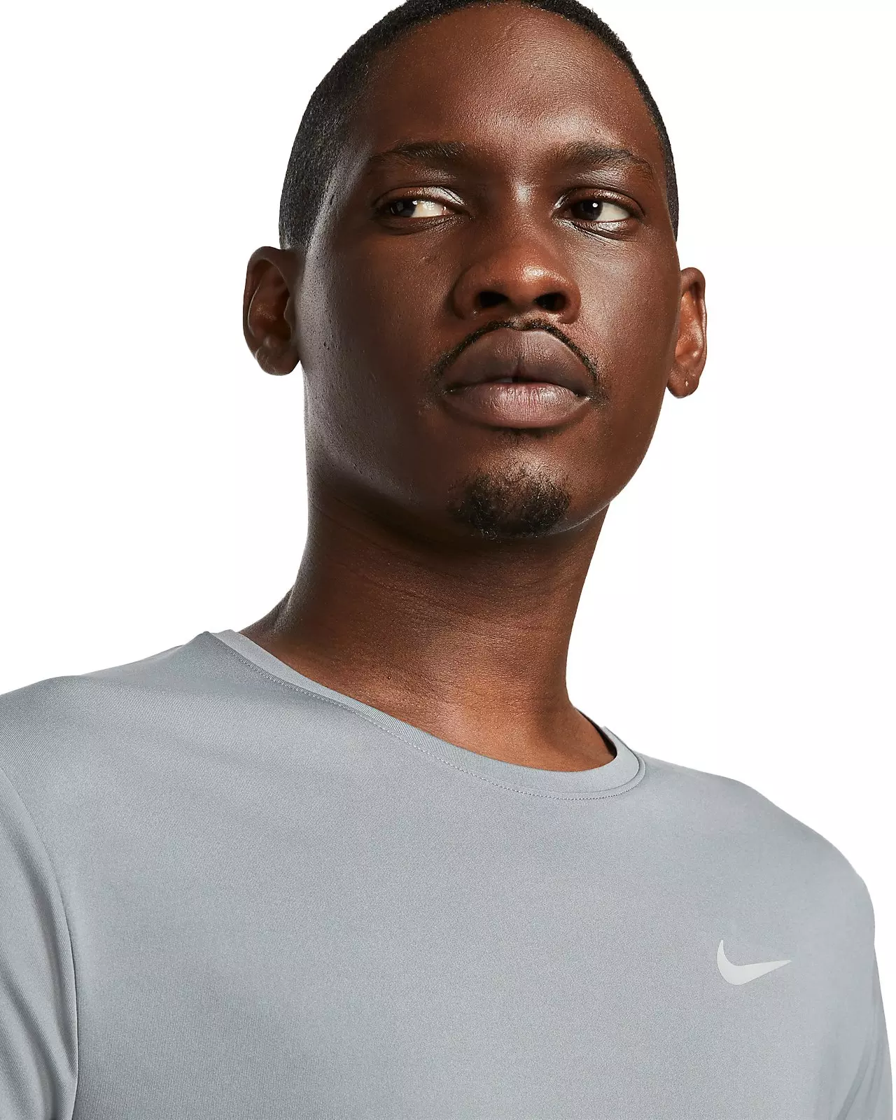 Nike Men's Dri-FIT Miler Long-Sleeve Running Top - GREY