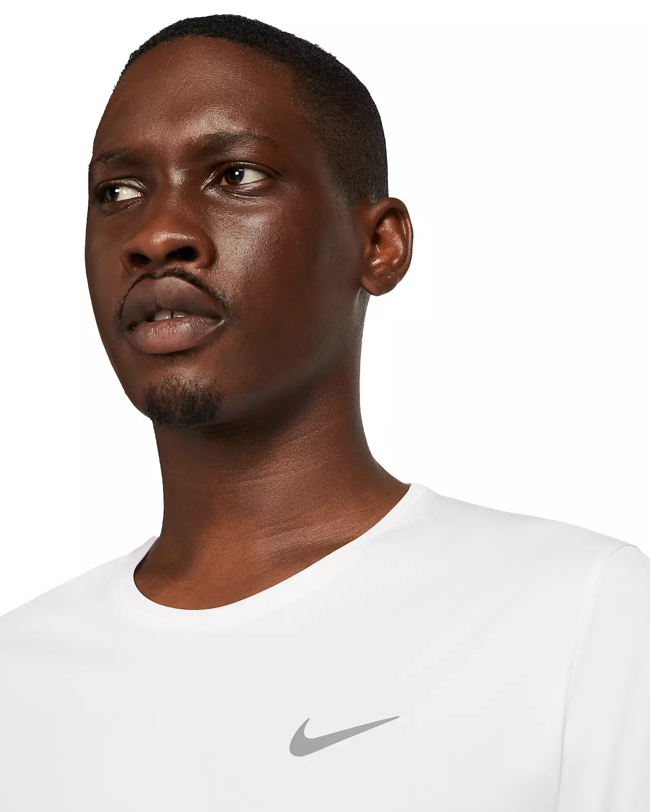 Nike Men's Dri-FIT Miler Long-Sleeve Running Top - WHITE