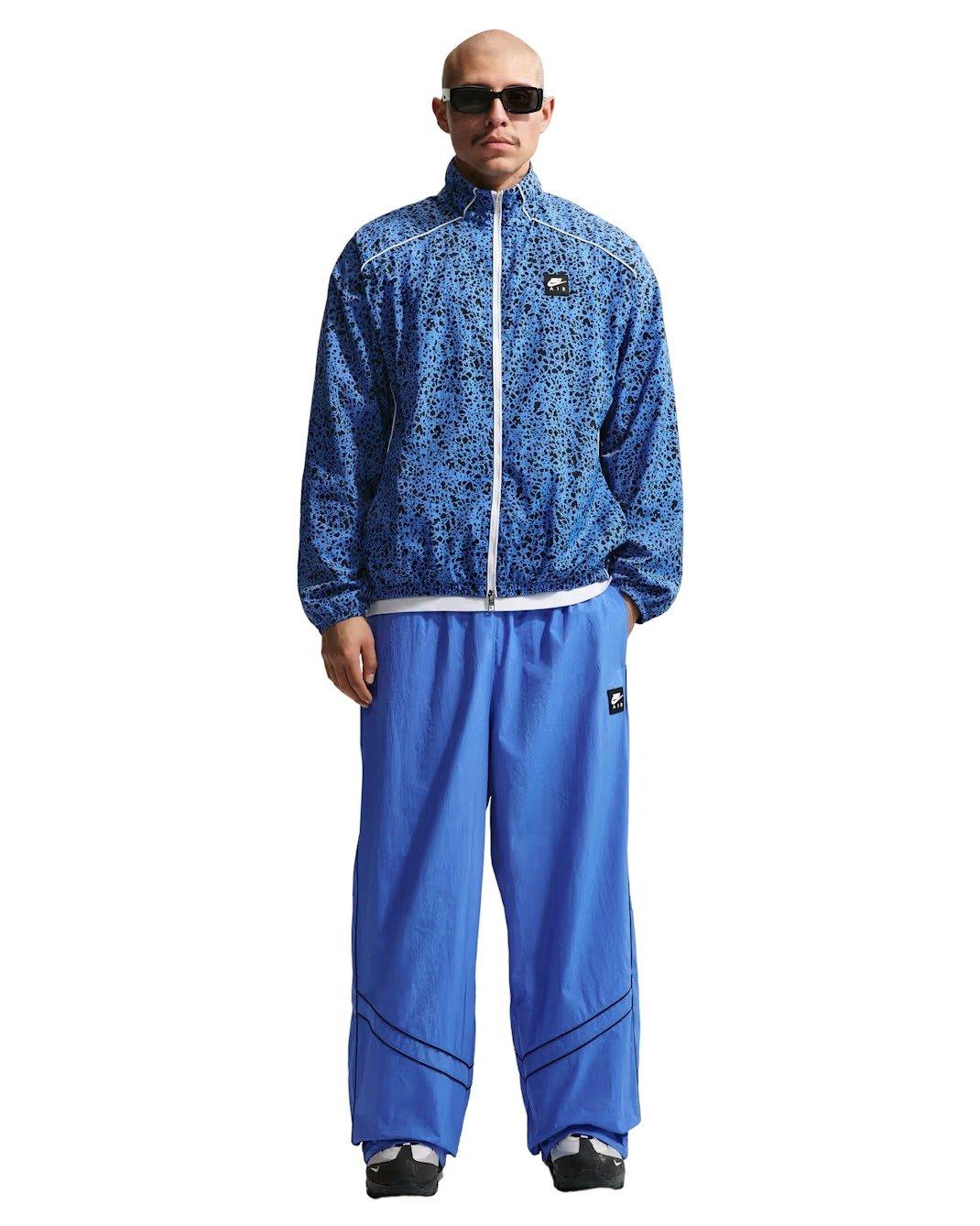 Nike Men's Air Track Pants - Blue - BLUE Thumbnail View 4