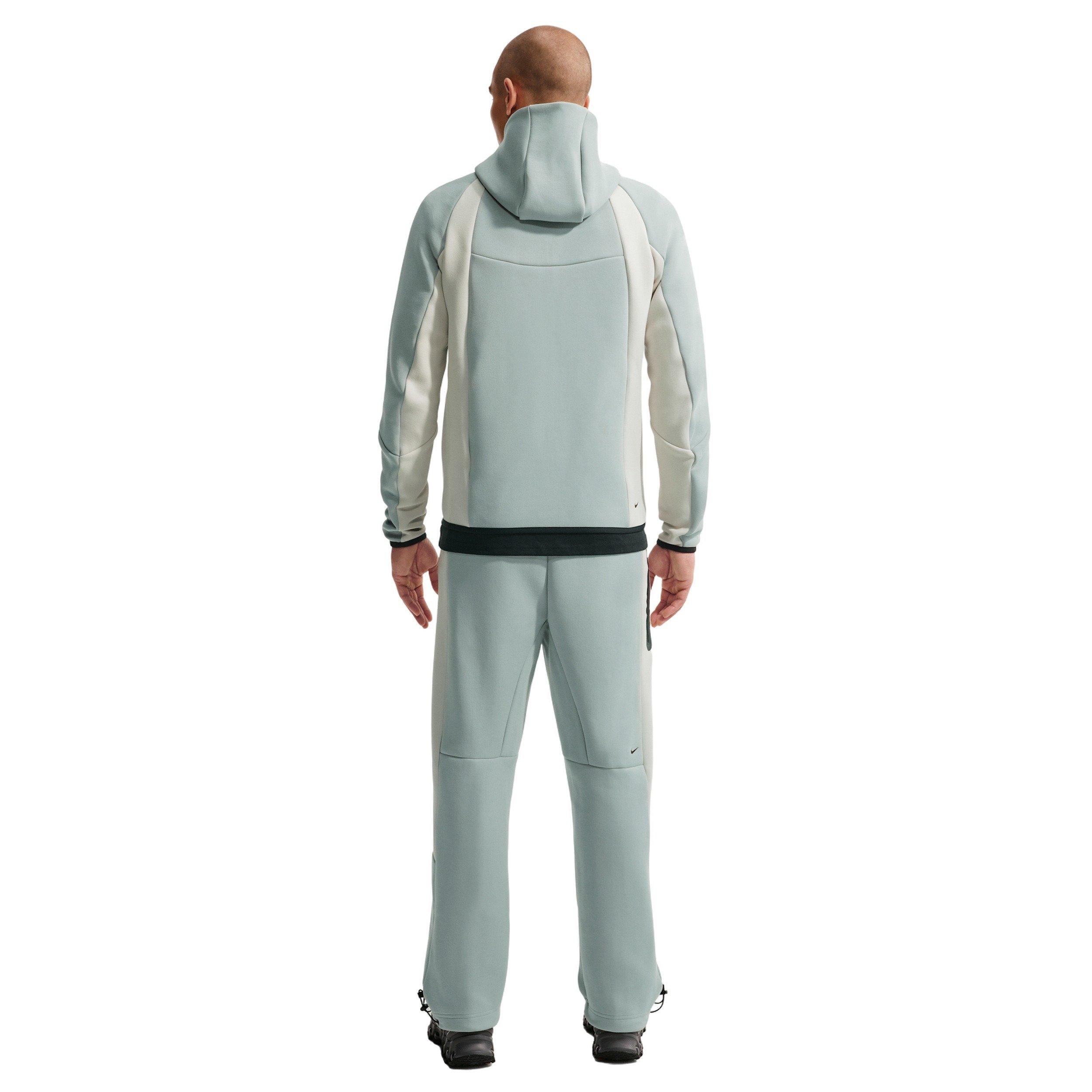 Nike Men's Tech Color-Block Open-Hem Fleece Pants - Lt Pumice/Bone - LT PUMICE/BONE Thumbnail View 5