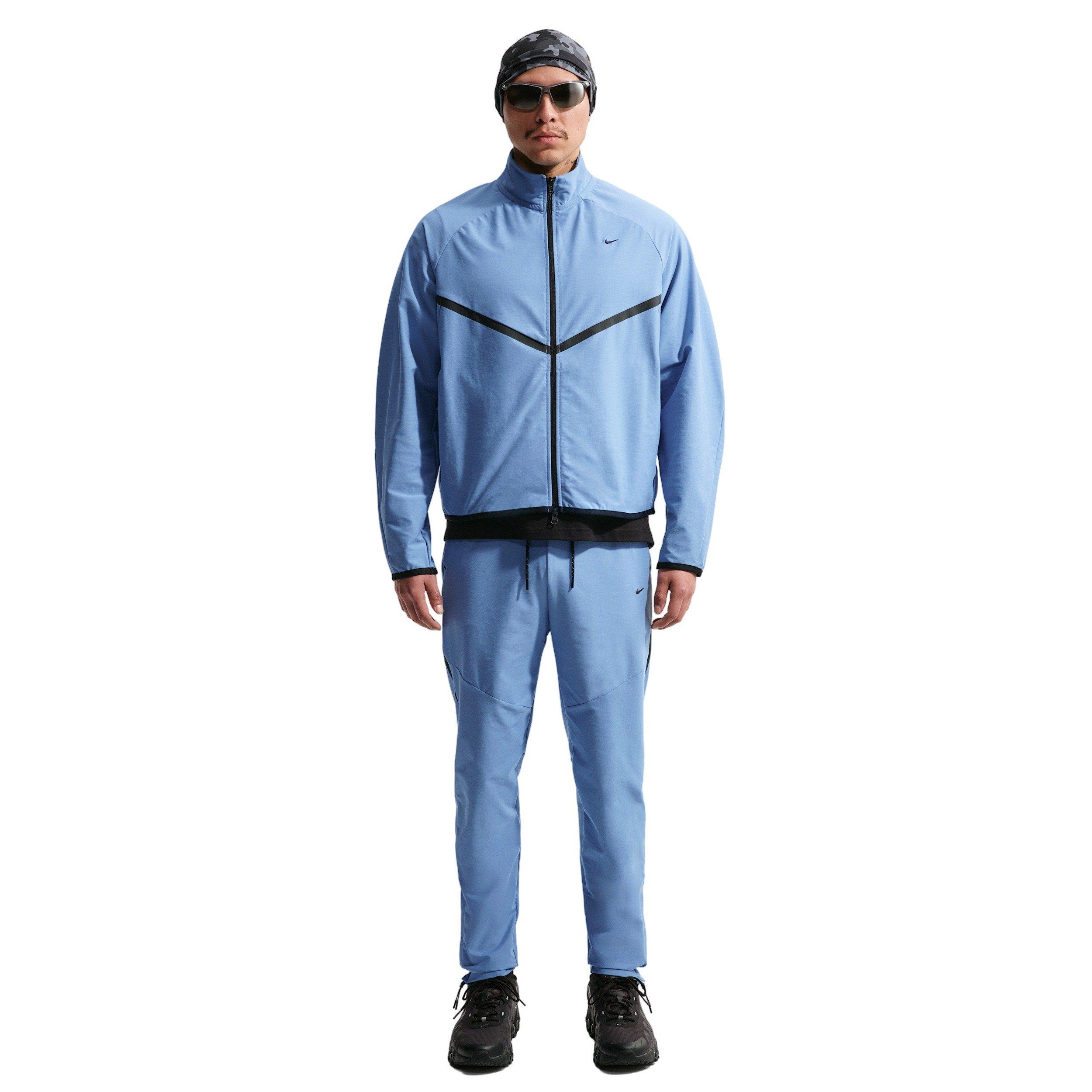 Nike Men's tech Dri-FIT Shori Knit Drill Pants - BLUE Thumbnail View 3