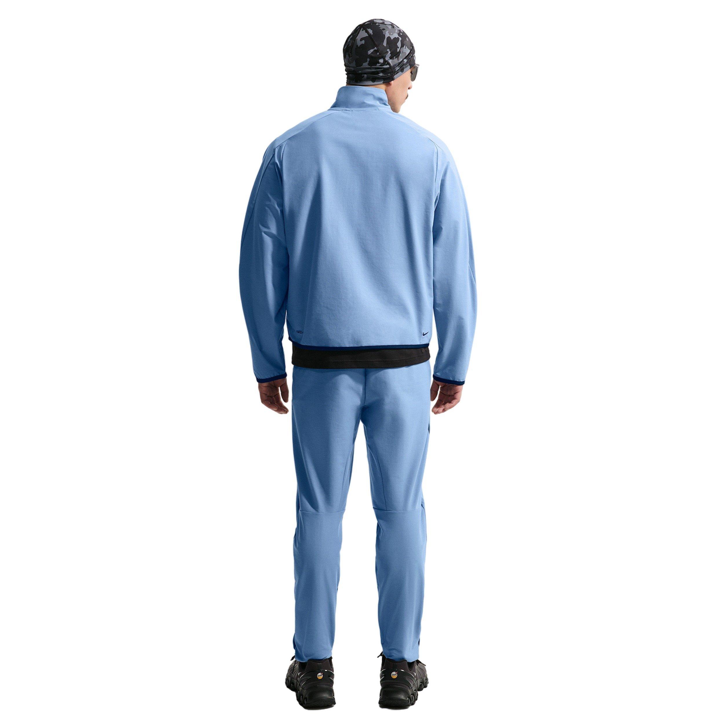 Nike Men's tech Dri-FIT Shori Knit Drill Pants - BLUE Thumbnail View 5