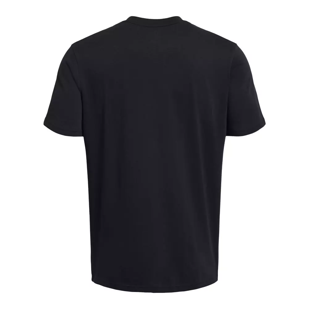 Under Armour Men's Heavyweight Left Chest Patch Short Sleeve - BLACK