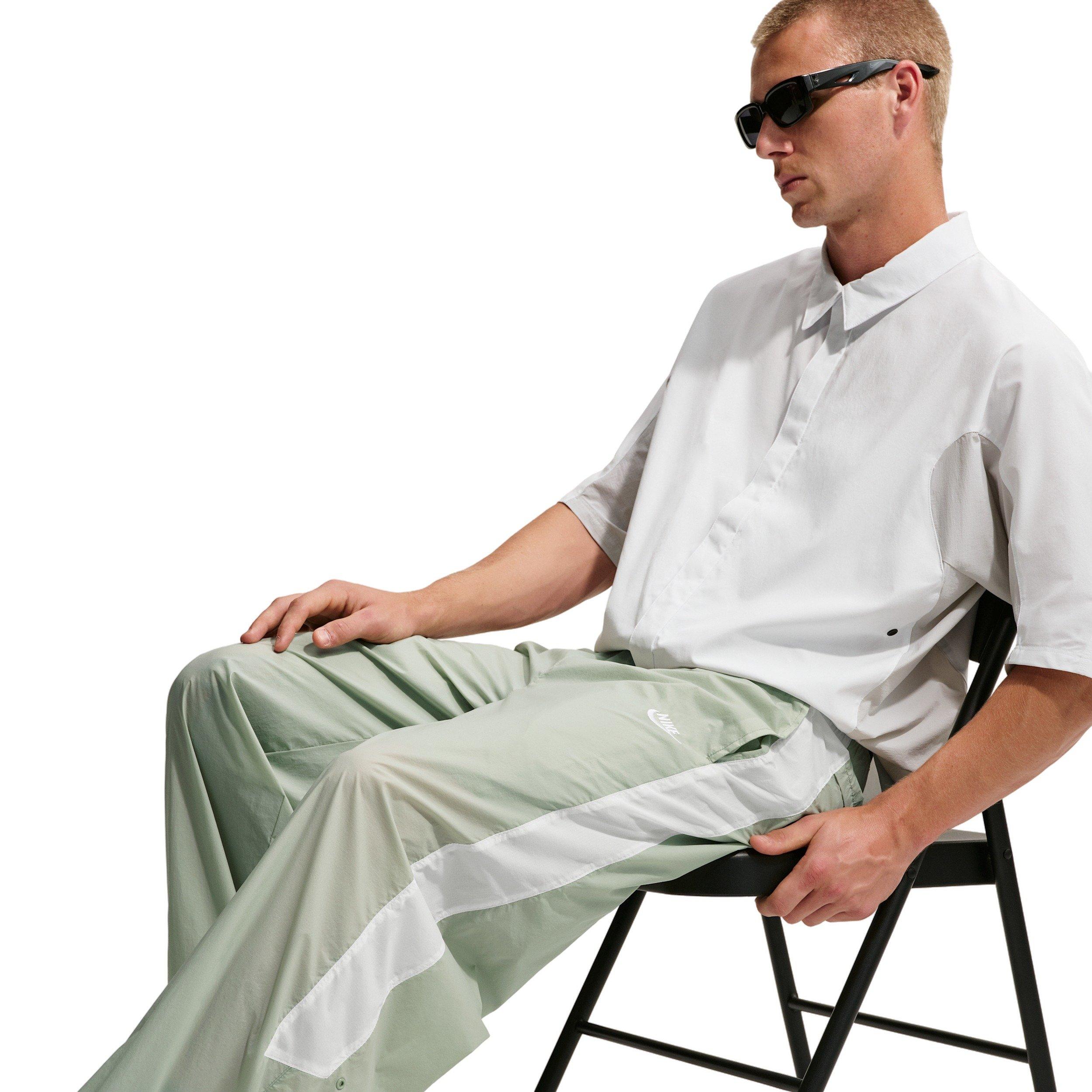 Nike Men's Windrunner Lightweight UV Pants - Green - GREEN Thumbnail View 3