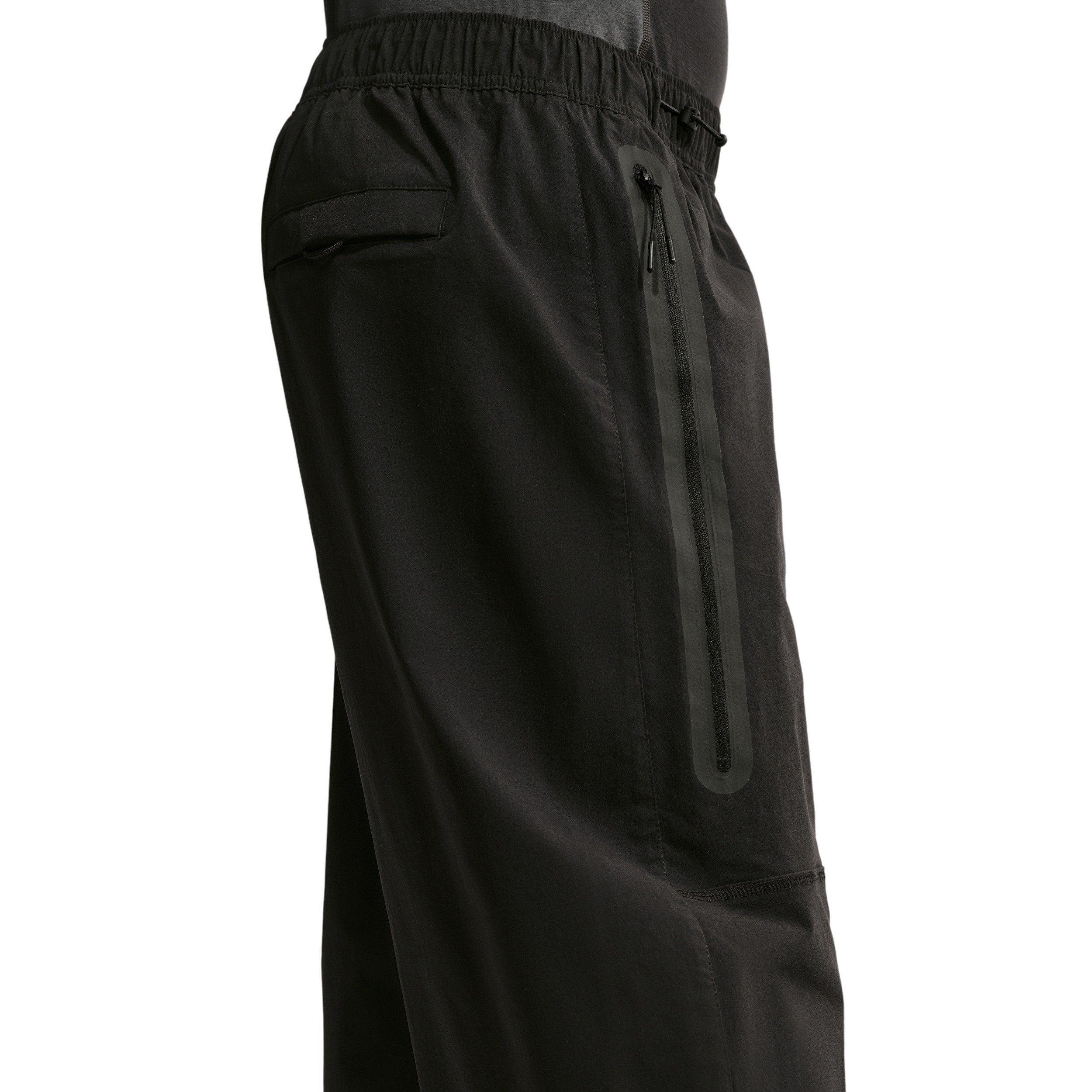 Nike Men's Dri-FIT Tech Woven Pants - BLACK Thumbnail View 2