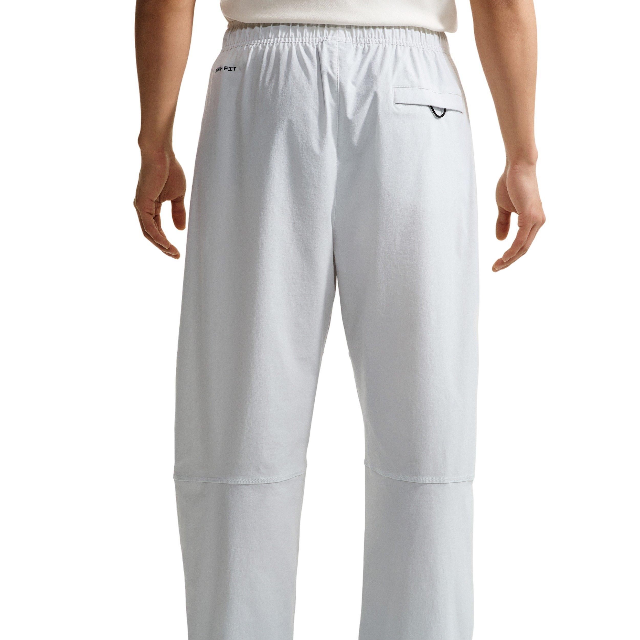 Nike Men's Dri-FIT Tech Woven Pants - WHITE Thumbnail View 2