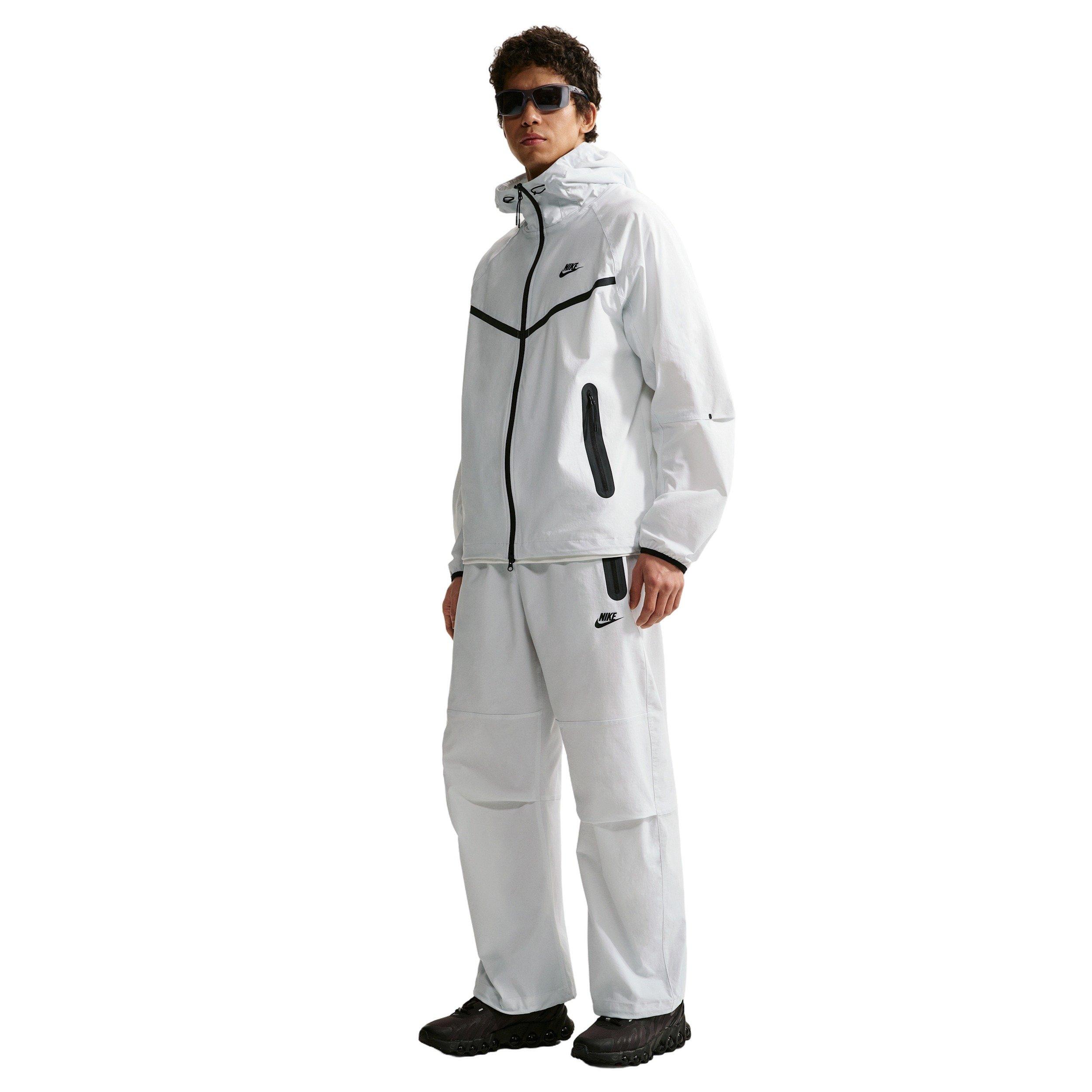 Nike Men's Dri-FIT Tech Woven Pants - WHITE Thumbnail View 10