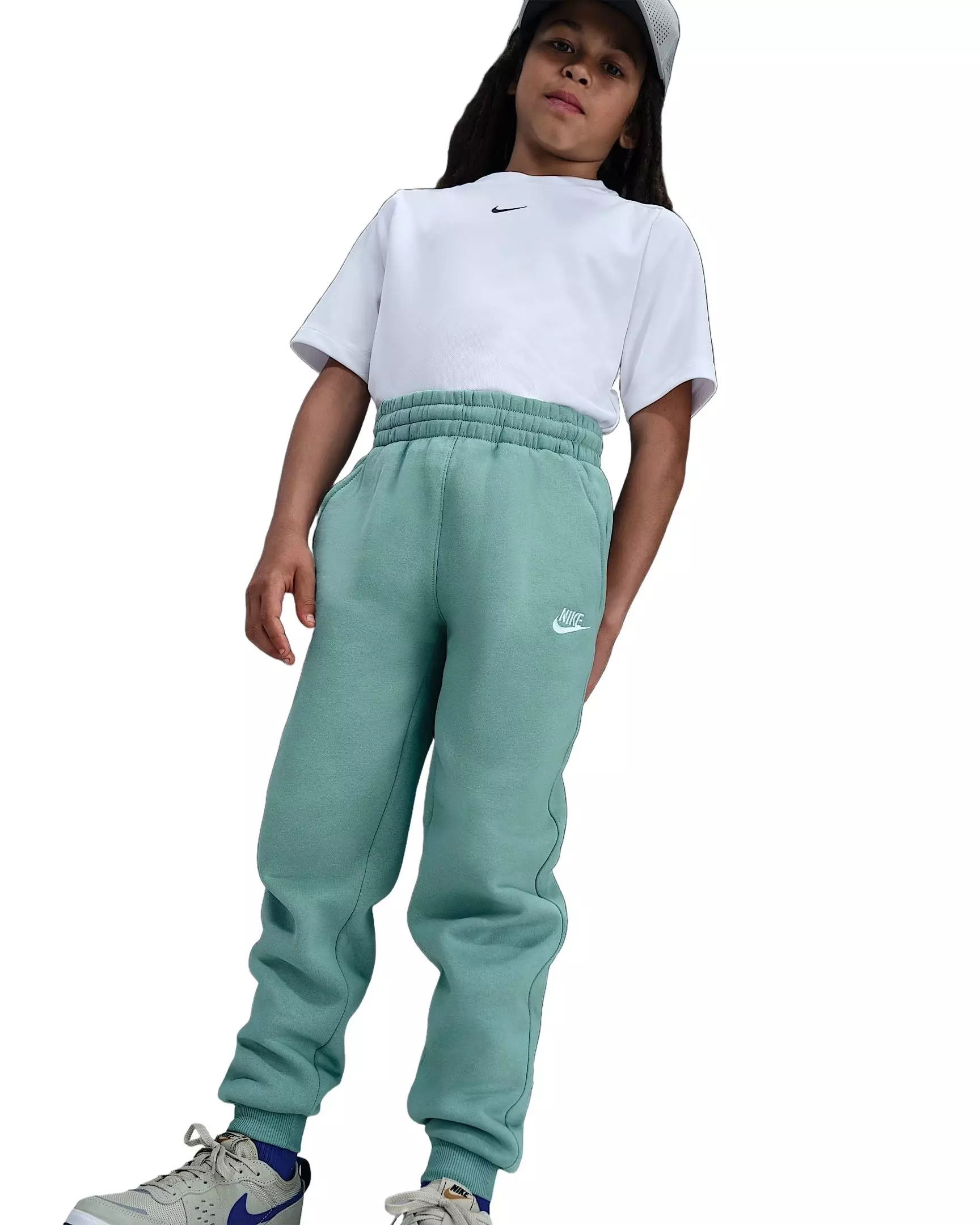 Nike Big Kids' Sportswear Club Fleece Joggers - Green - GREEN