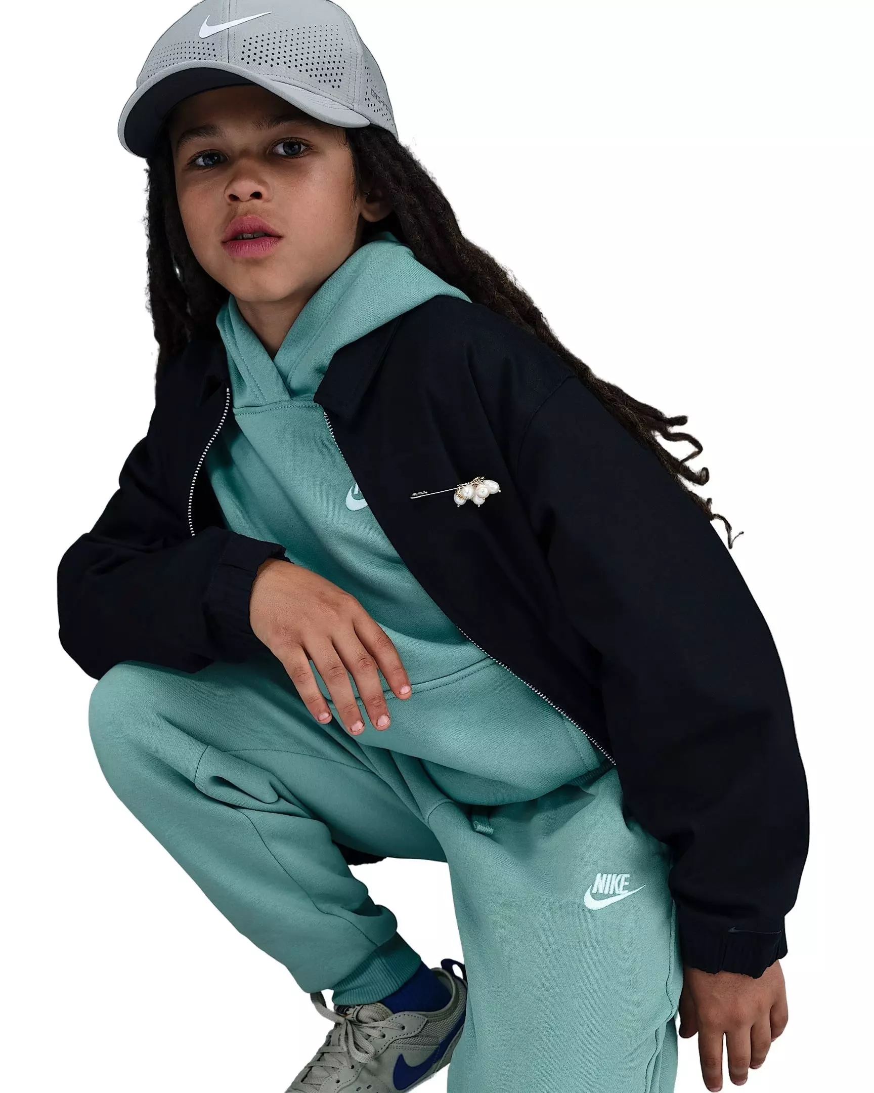 Nike Big Kids' Sportswear Club Fleece Joggers - Green - GREEN