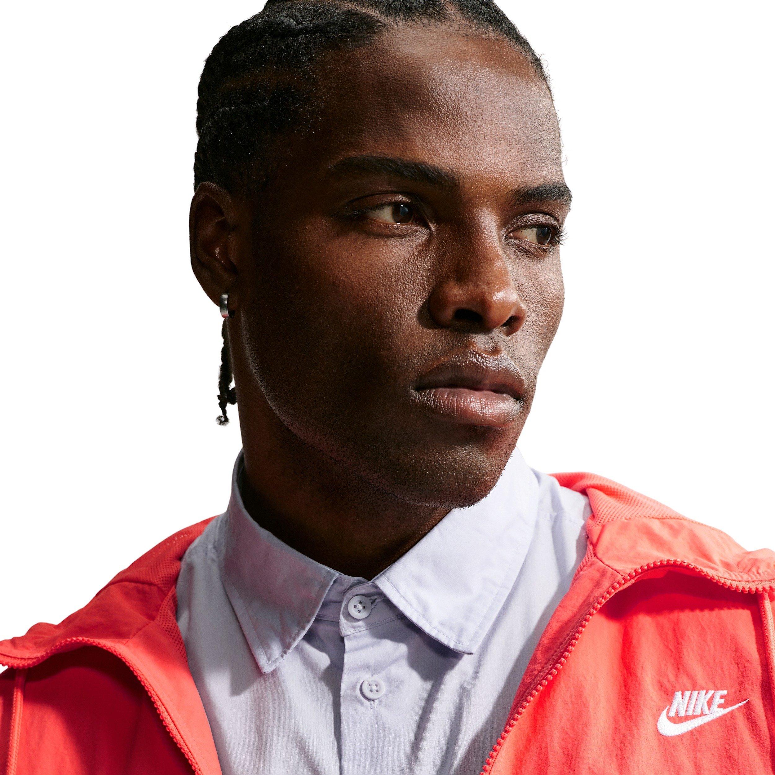 Nike Men's Club Athlete Hooded Jacket - Magic Ember - MAGIC EMBER Thumbnail View 3