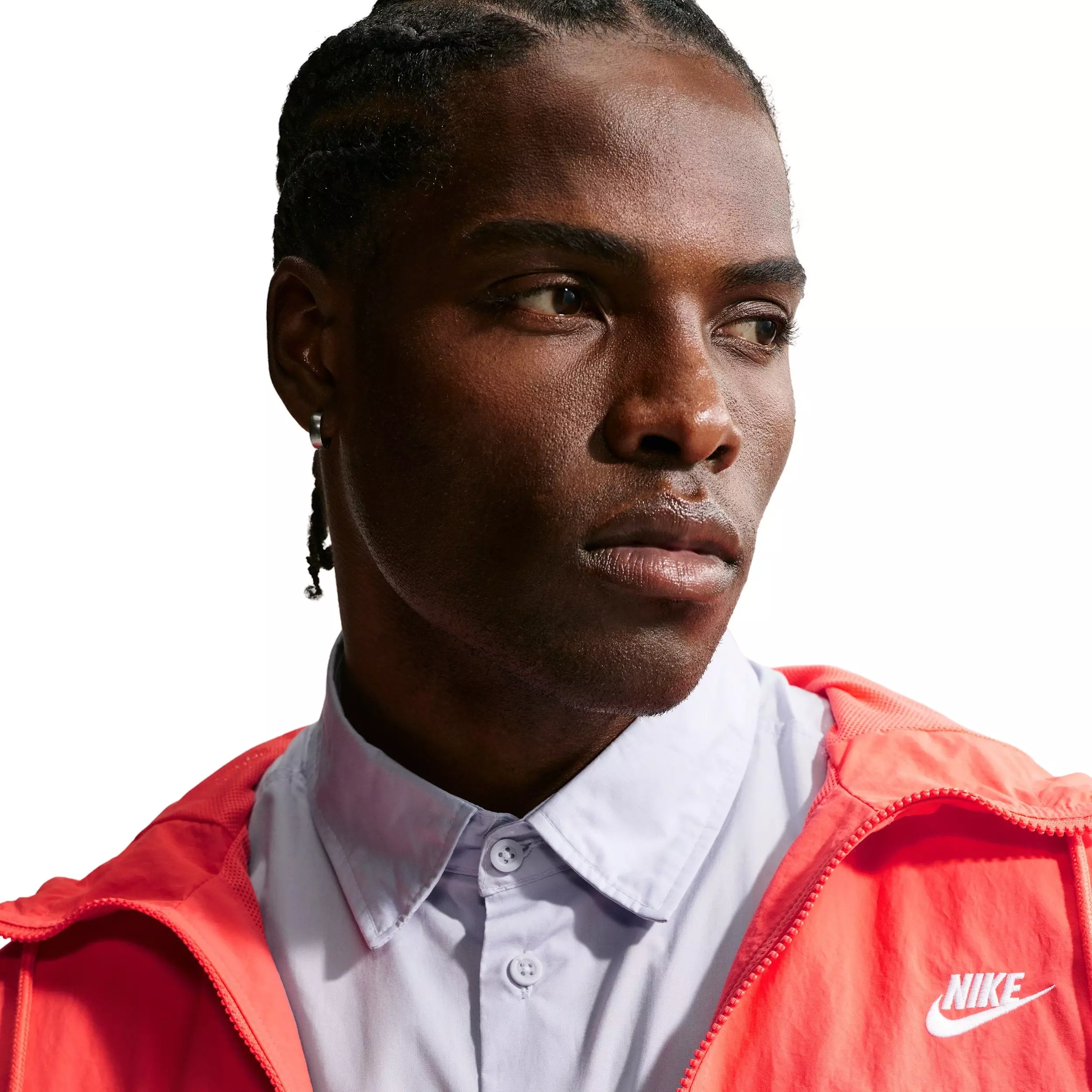 Nike Men's Club Athlete Hooded Jacket - Magic Ember - MAGIC EMBER
