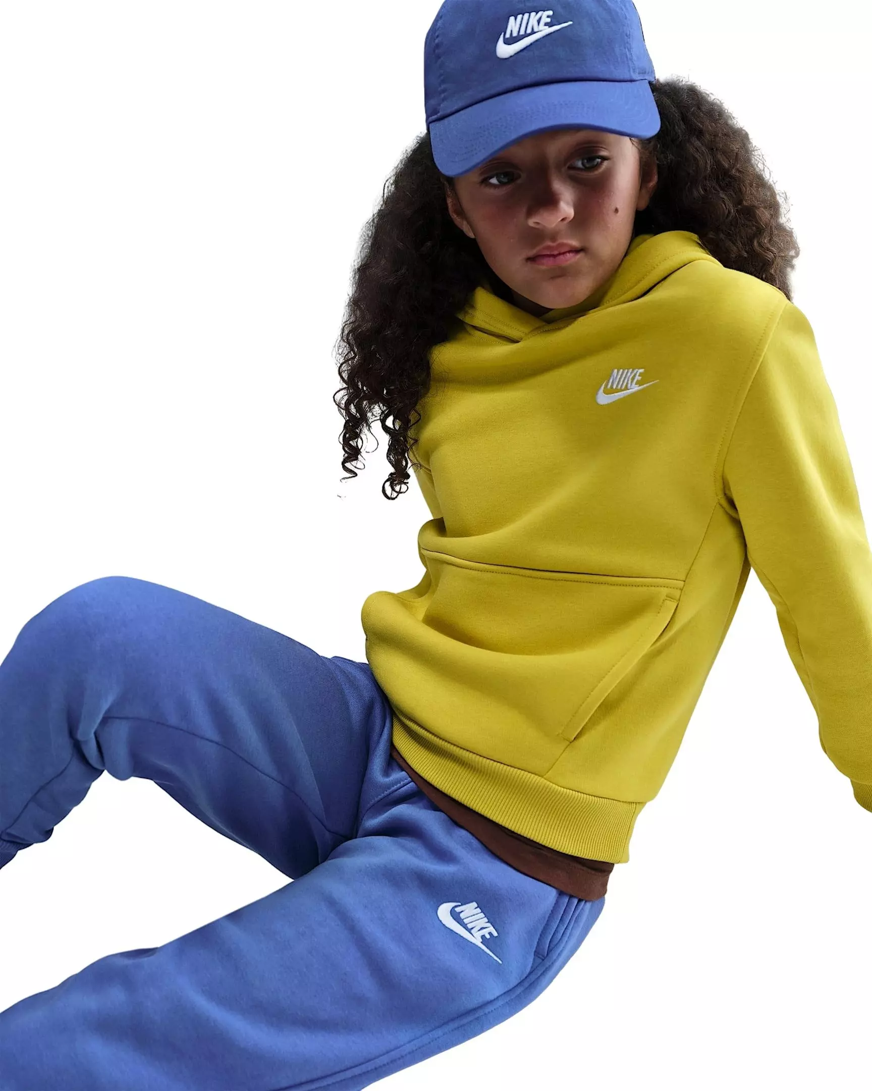 Nike Big Kids' Sportswear Club Fleece Joggers - Blue - BLUE