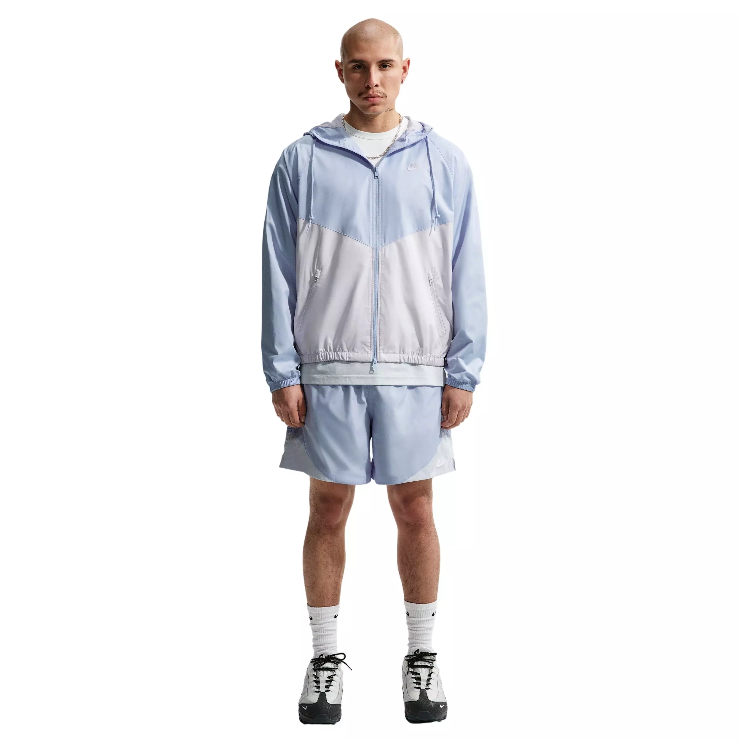 Nike Men's Windrunner Land 26 Jacket - LT BLUE/GREY