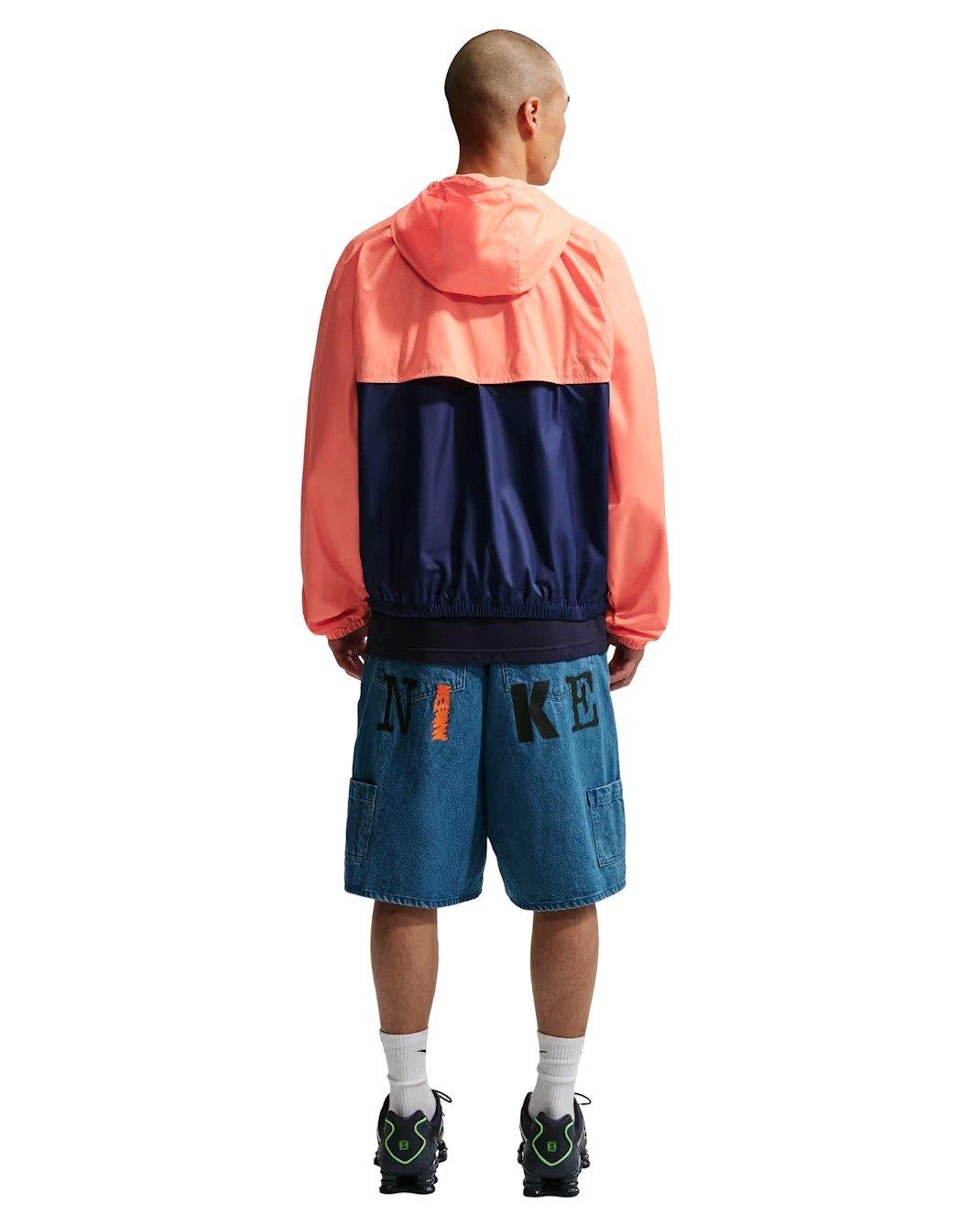 Nike Men's Windrunner Land 26 Jacket - ORANGE/NAVY Thumbnail View 6