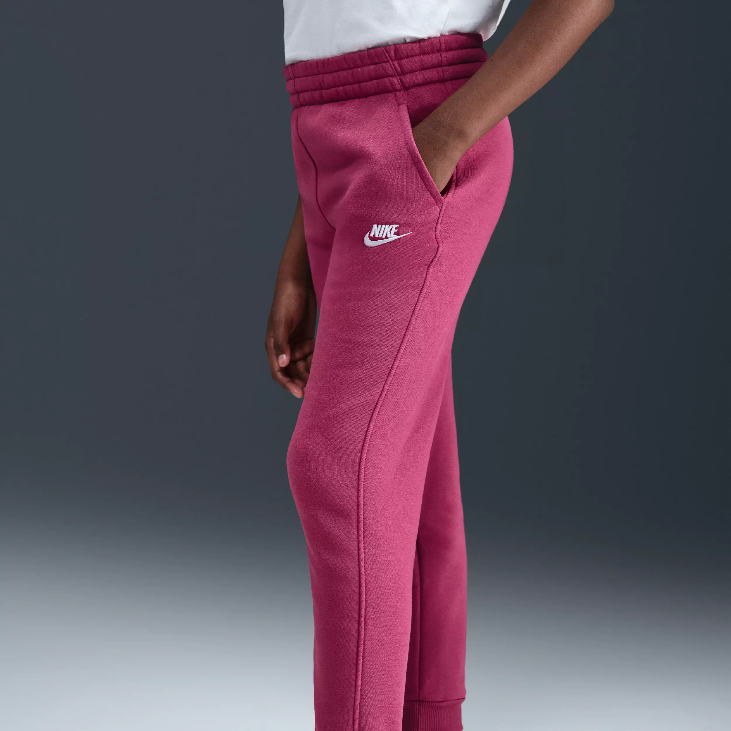 Nike Big Kids' Sportswear Club Fleece Joggers - Pink - PURPLE