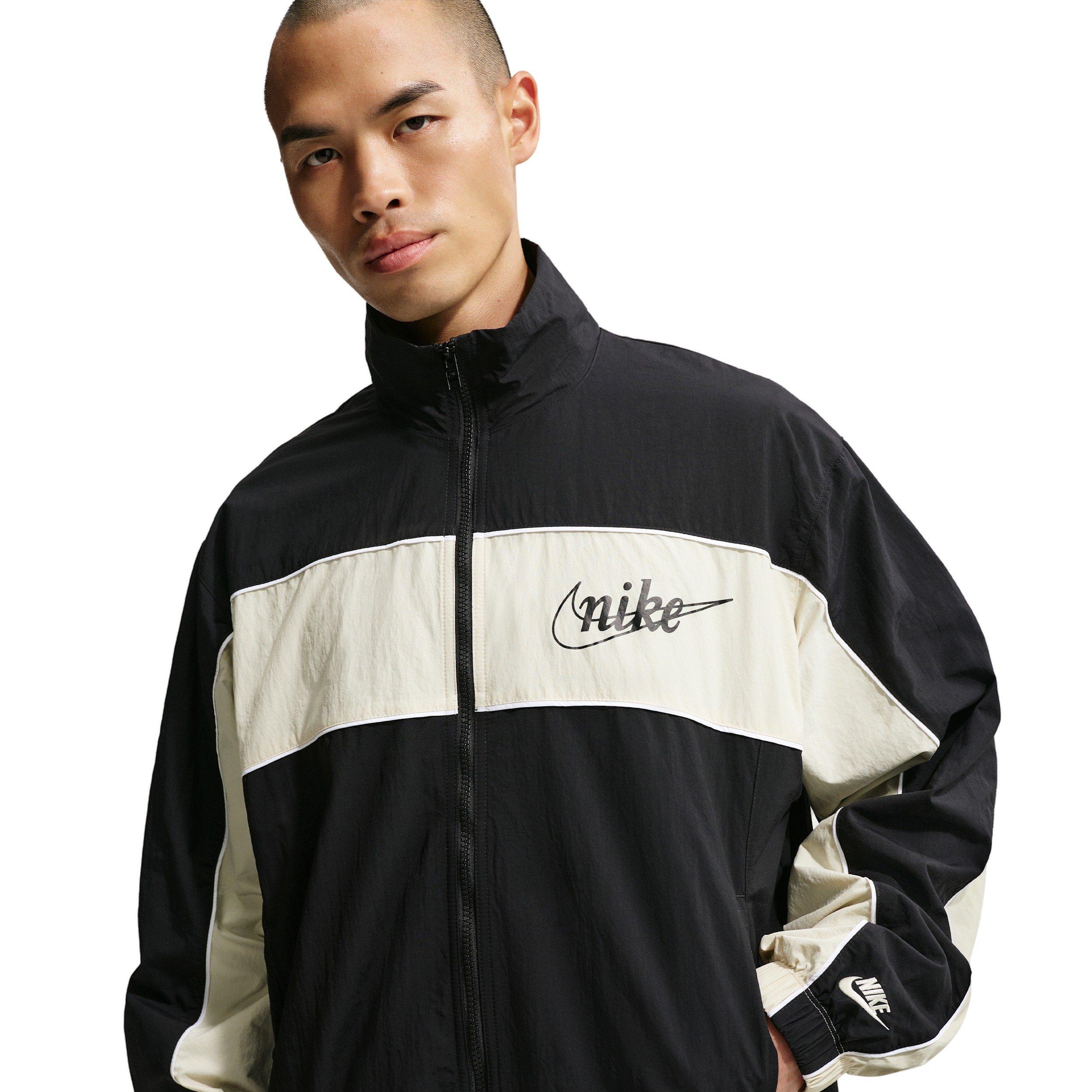 Nike Men's Sportswear Club Lightweight Full-Zip Jacket - BLACK Thumbnail View 1