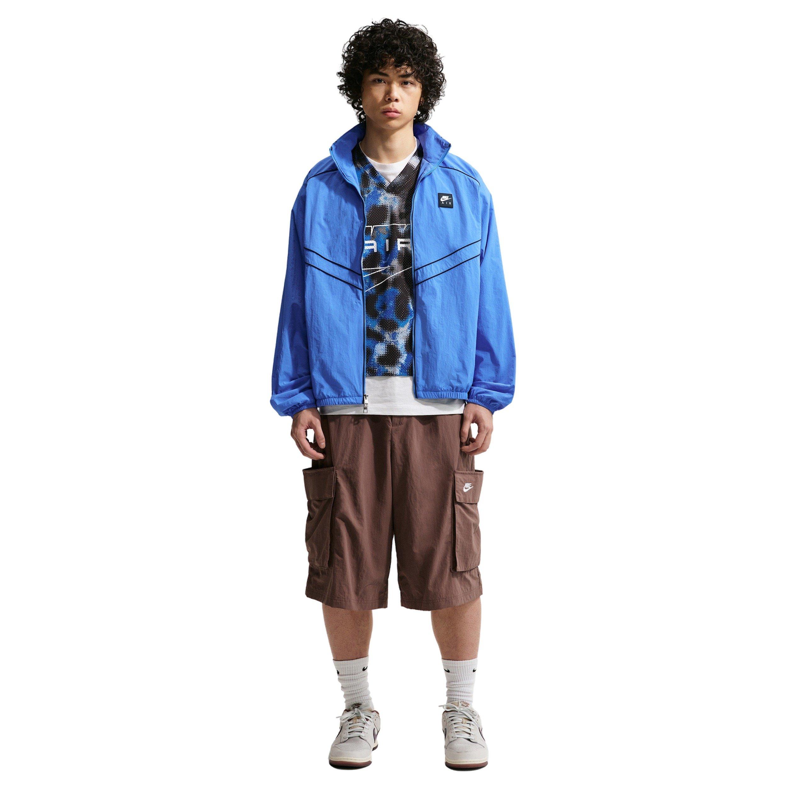 Nike Men's Air Windrunner Track Jacket - Blue - BLUE Thumbnail View 4