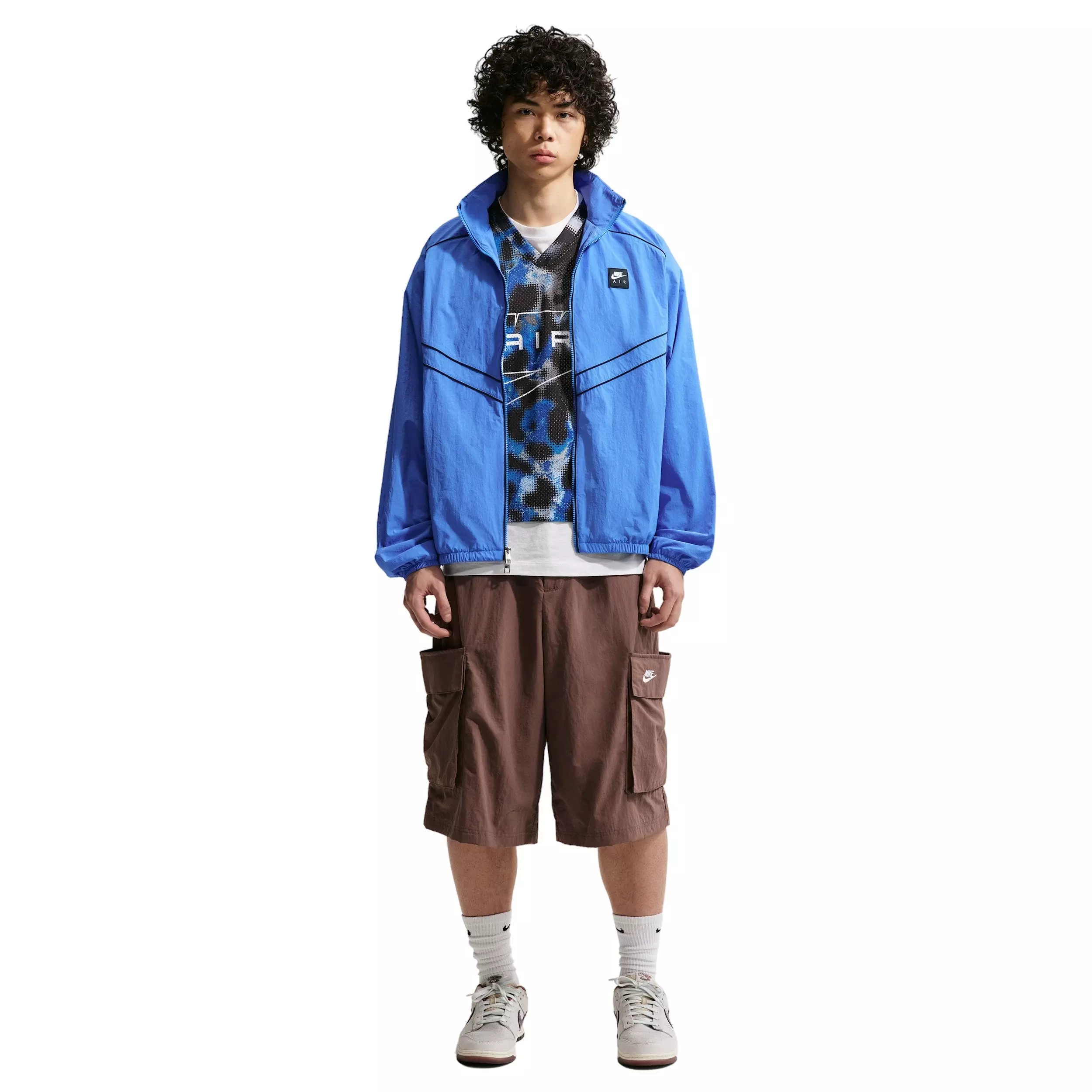 Nike Men's Air Windrunner Track Jacket - Blue - BLUE