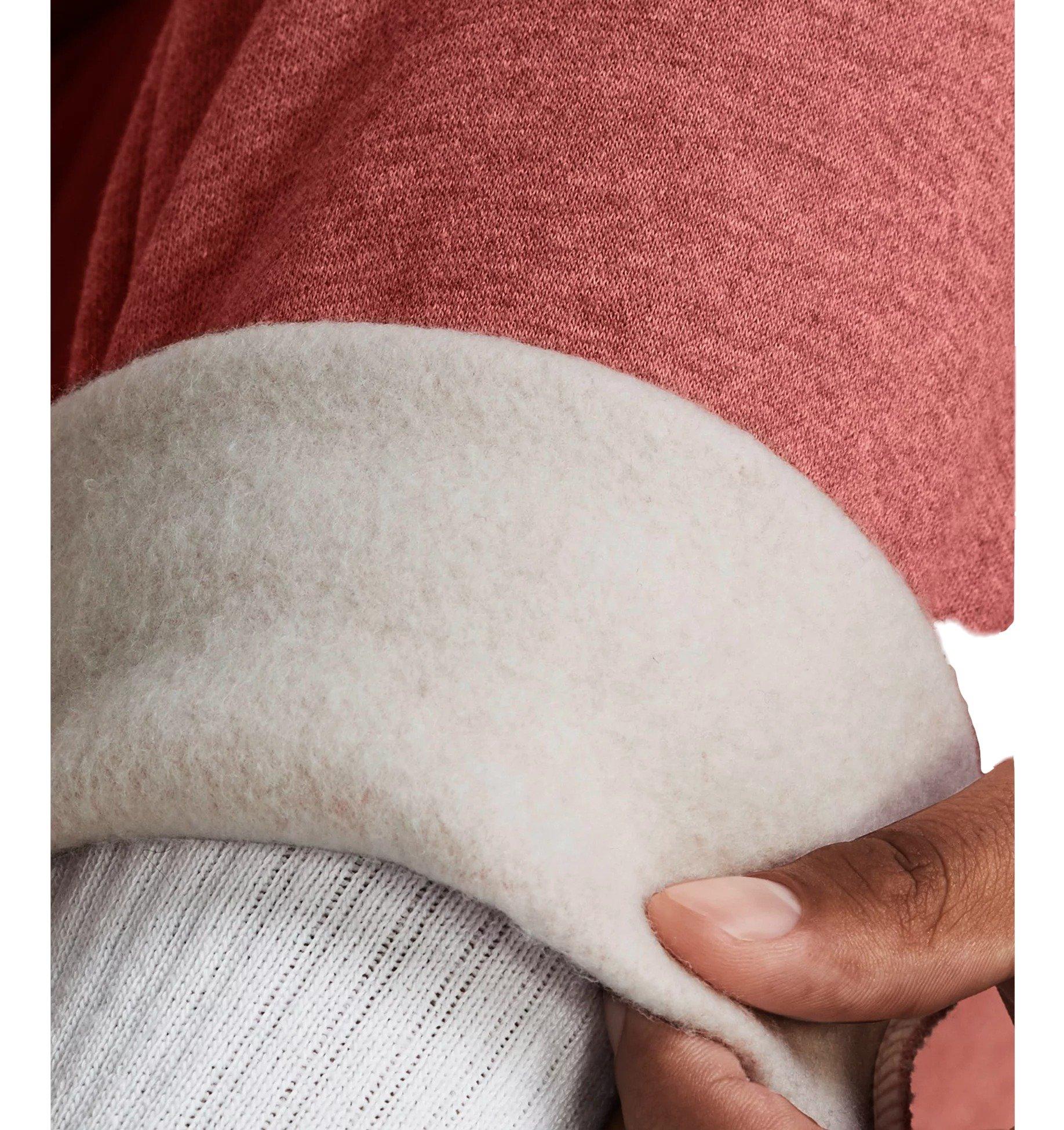 Under Armour Men's Essential Fleece Joggers - Salmon - RED Thumbnail View 4