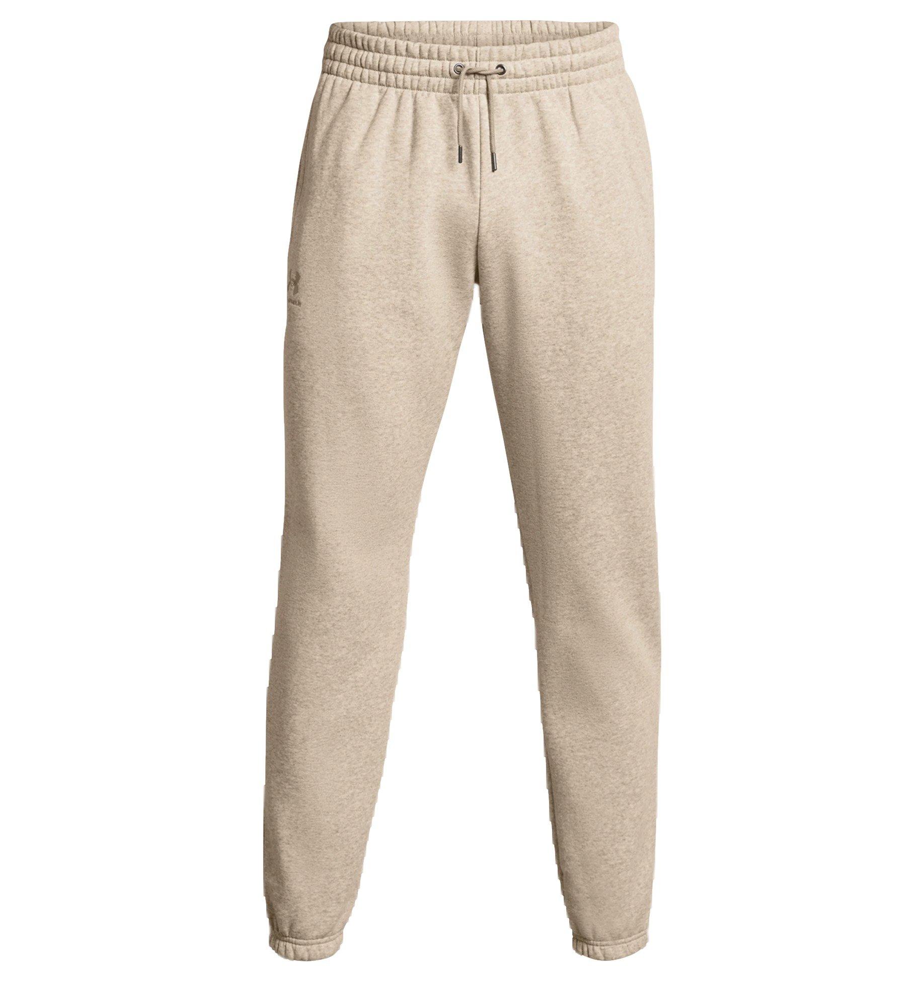 Under Armour Men's Essential Fleece Joggers - TAUPE Thumbnail View 6