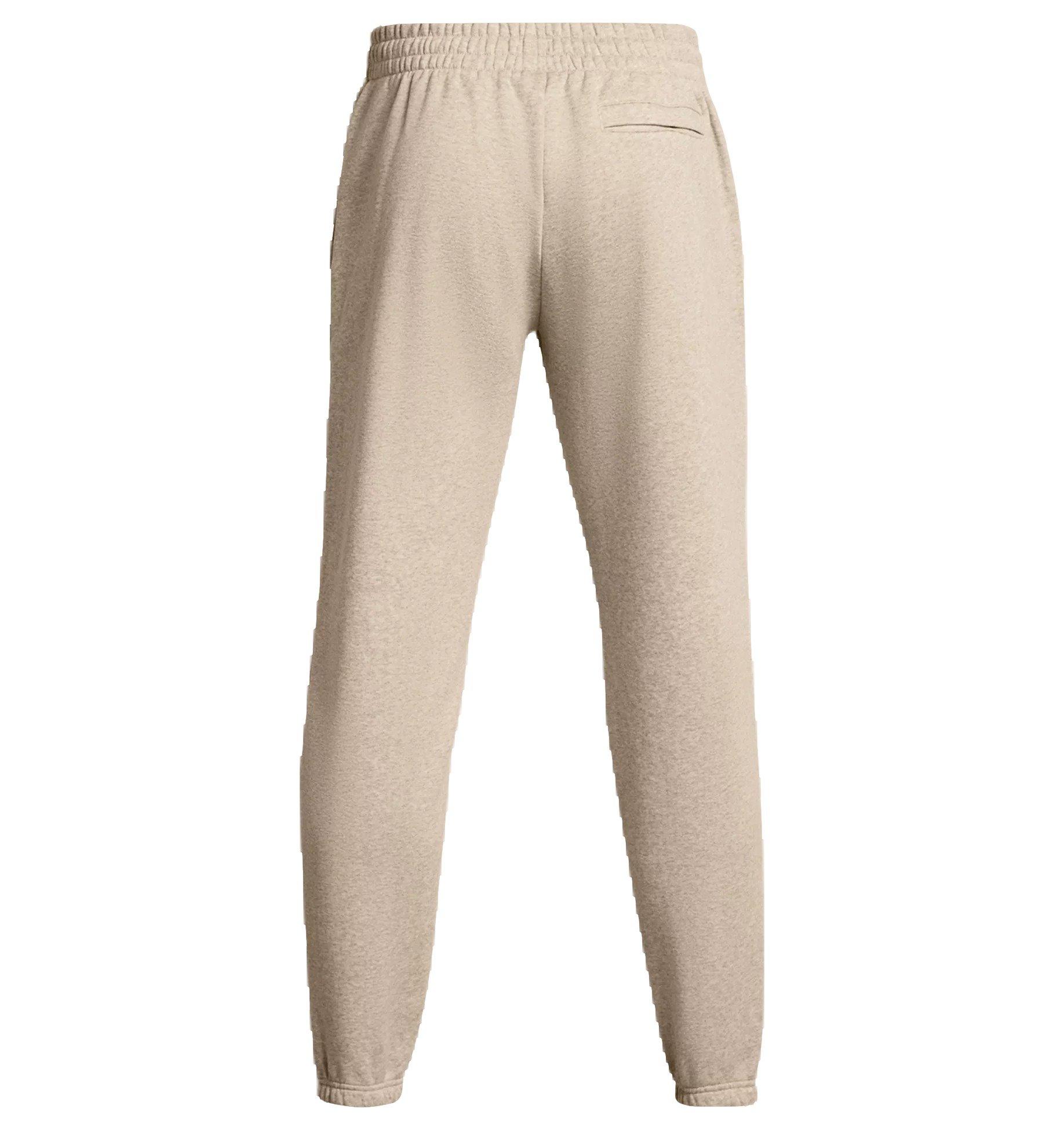 Under Armour Men's Essential Fleece Joggers - TAUPE Thumbnail View 7