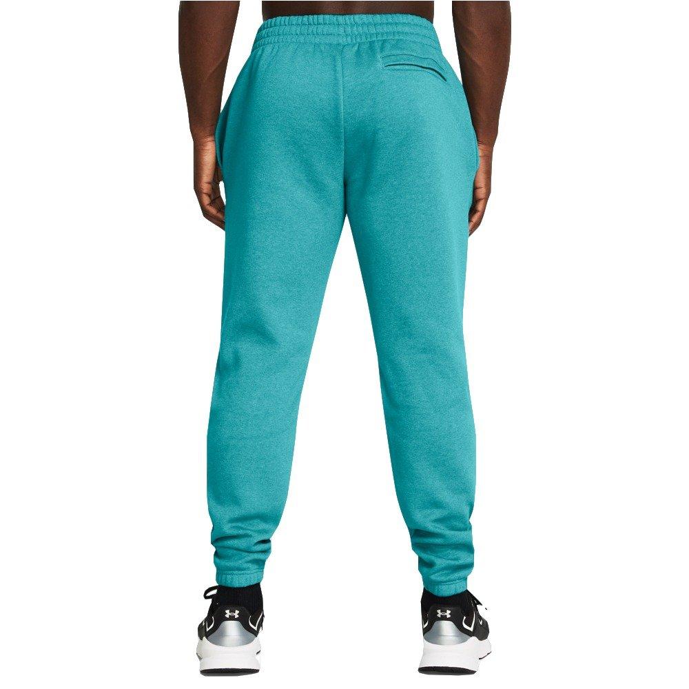 Under Armour Men's Essential Fleece Joggers - Salmon - TEAL Thumbnail View 2
