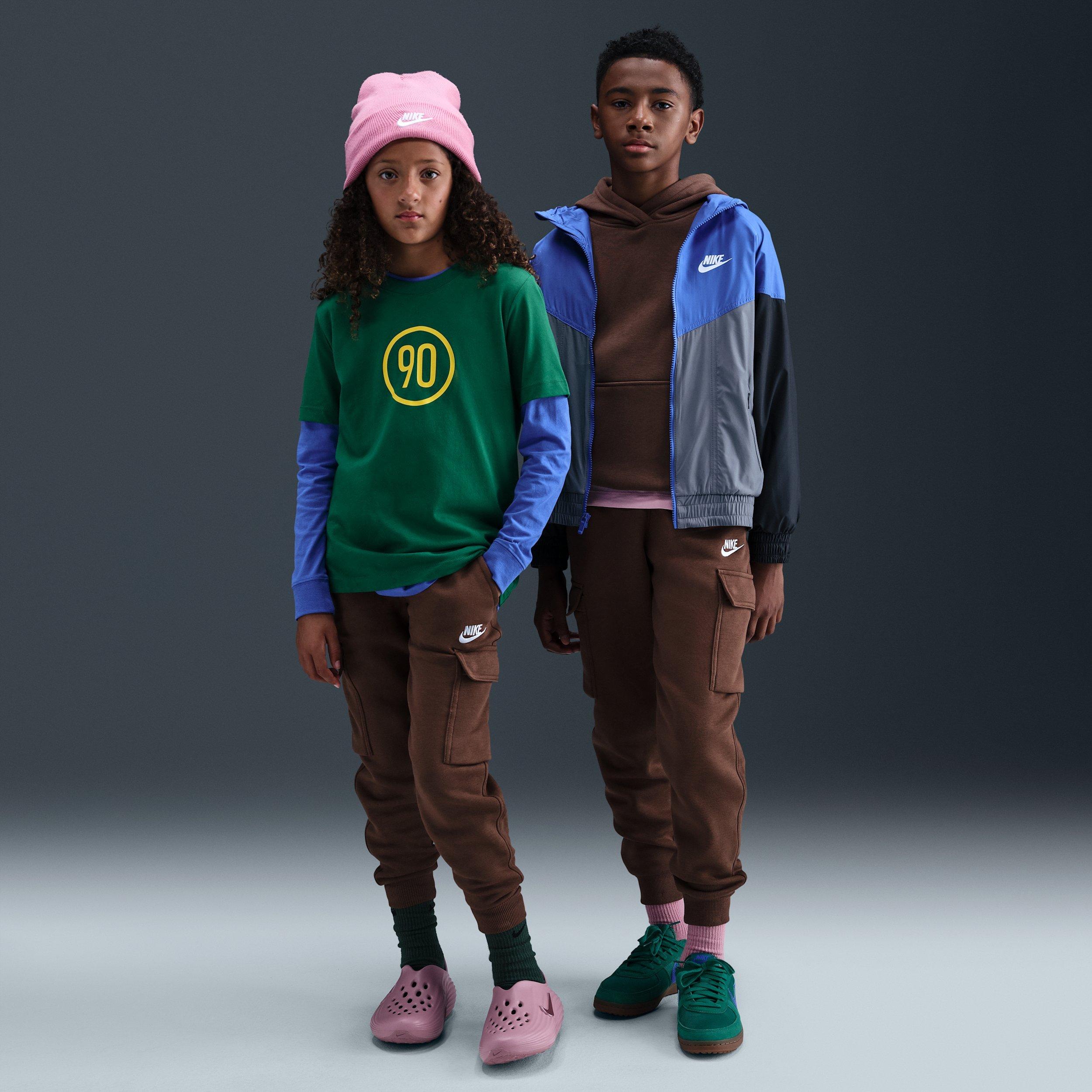 Nike Sportswear Club Fleece Big Kids' Brown Cargo Pants
